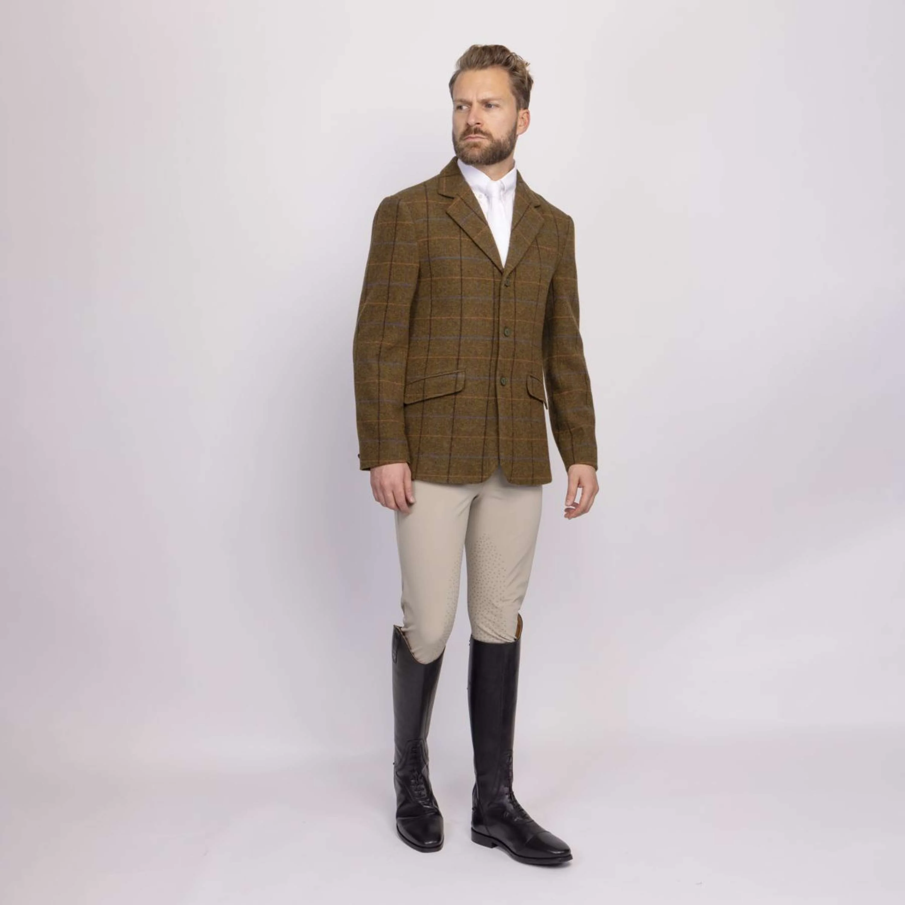 Aubrion by Shires Veste de Concours Saratoga Hommes Chêne Brun Check - Image 15
