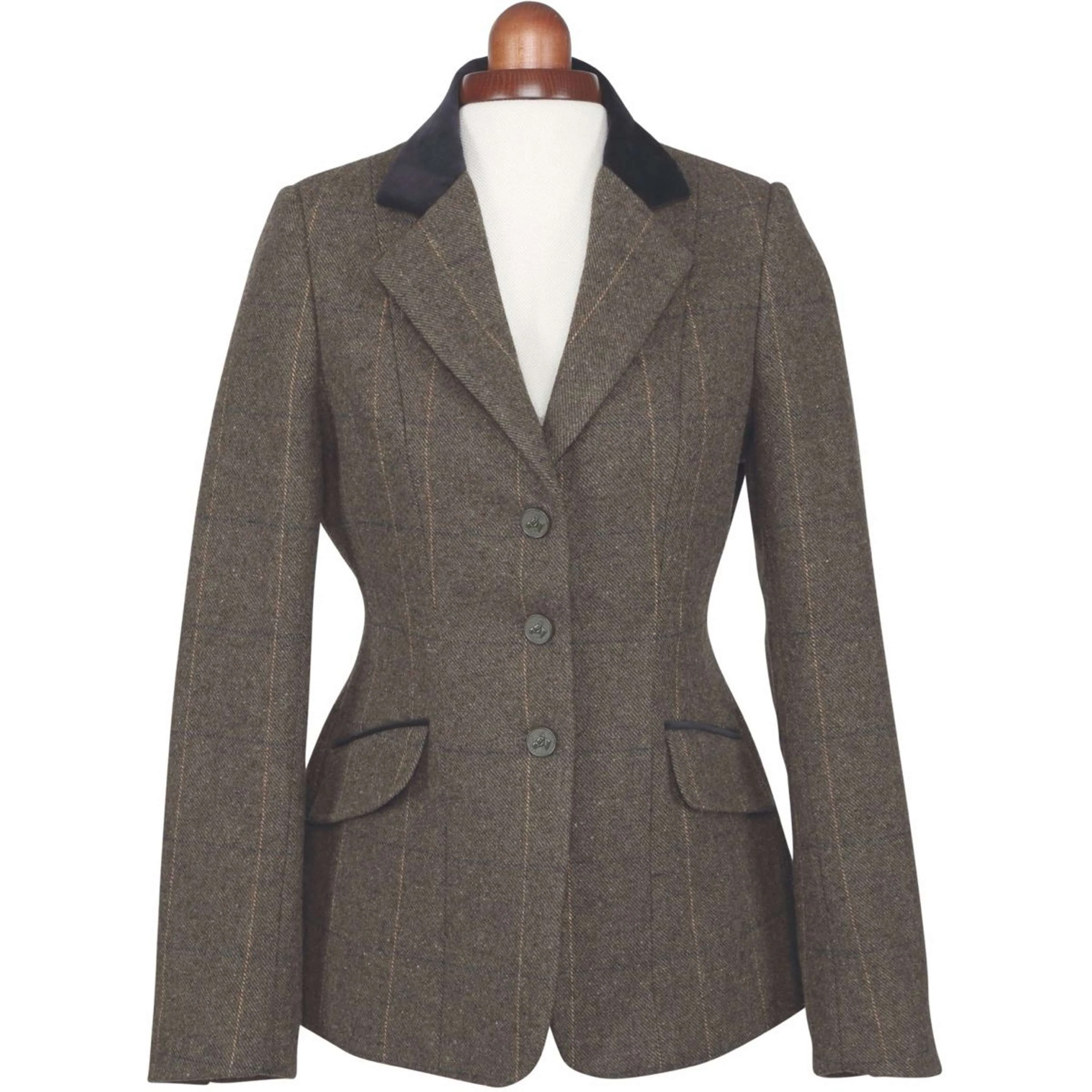 Aubrion by Shires Veste de Concours Saratoga Vert Check