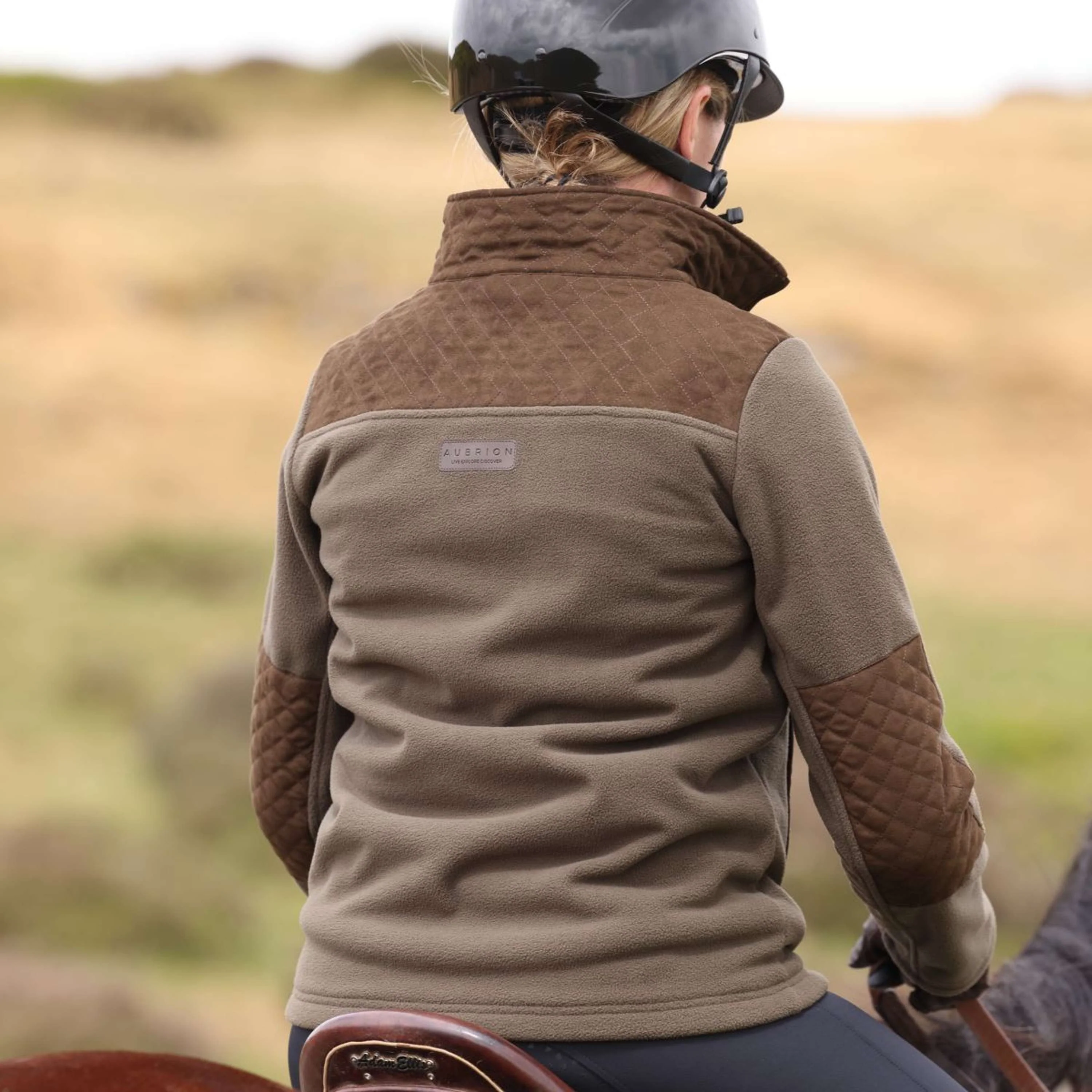 Aubrion by Shires Veste Heritage Fleece Olive foncé - Image 18
