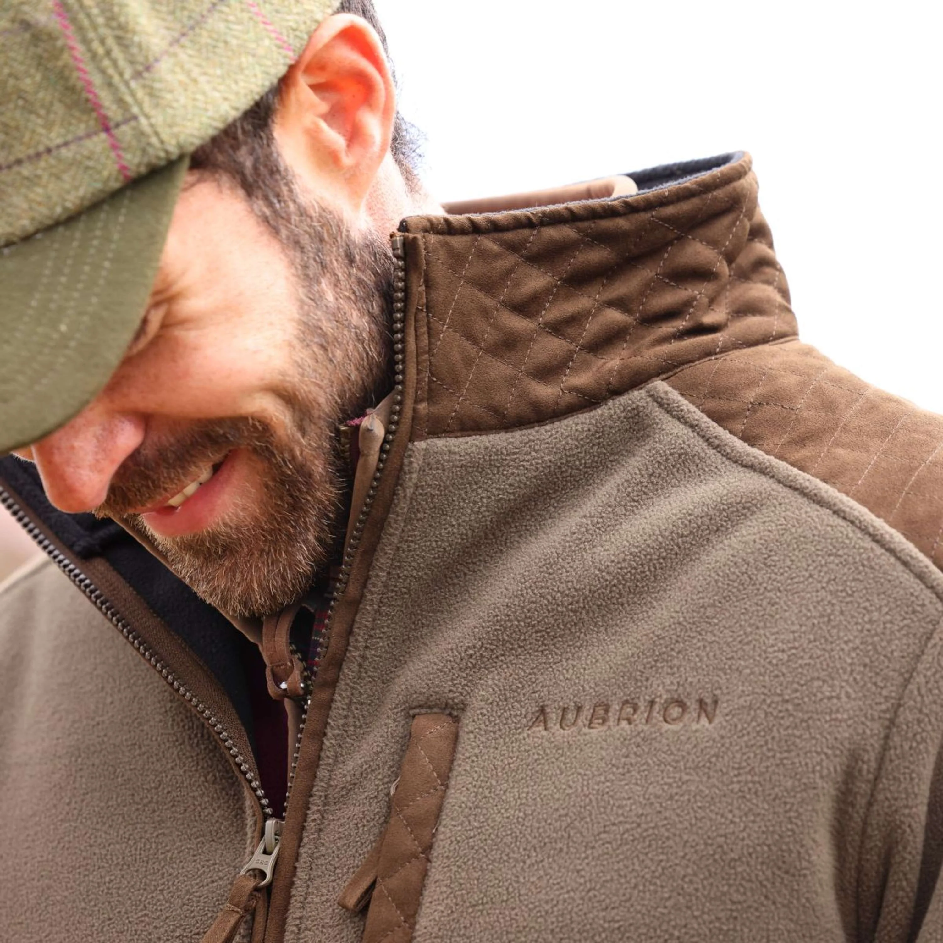 Aubrion by Shires Veste Heritage Fleece Olive foncé - Image 26