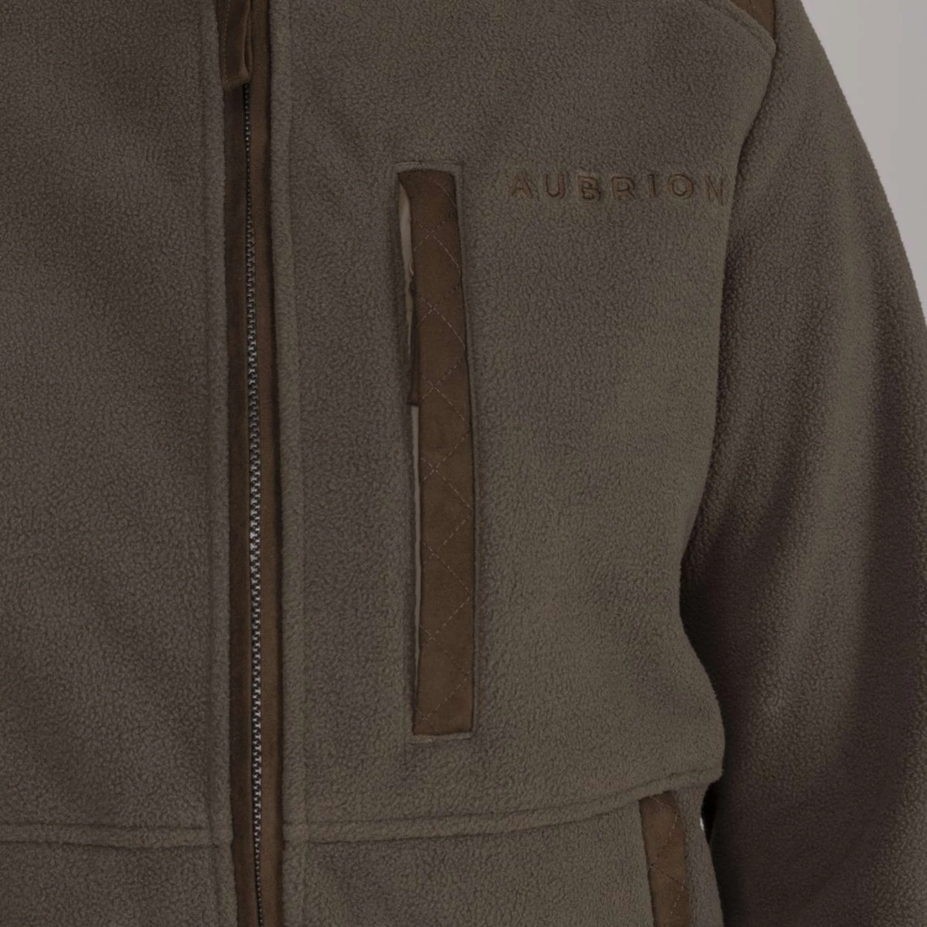 Aubrion by Shires Veste Heritage Fleece Olive foncé - Image 40
