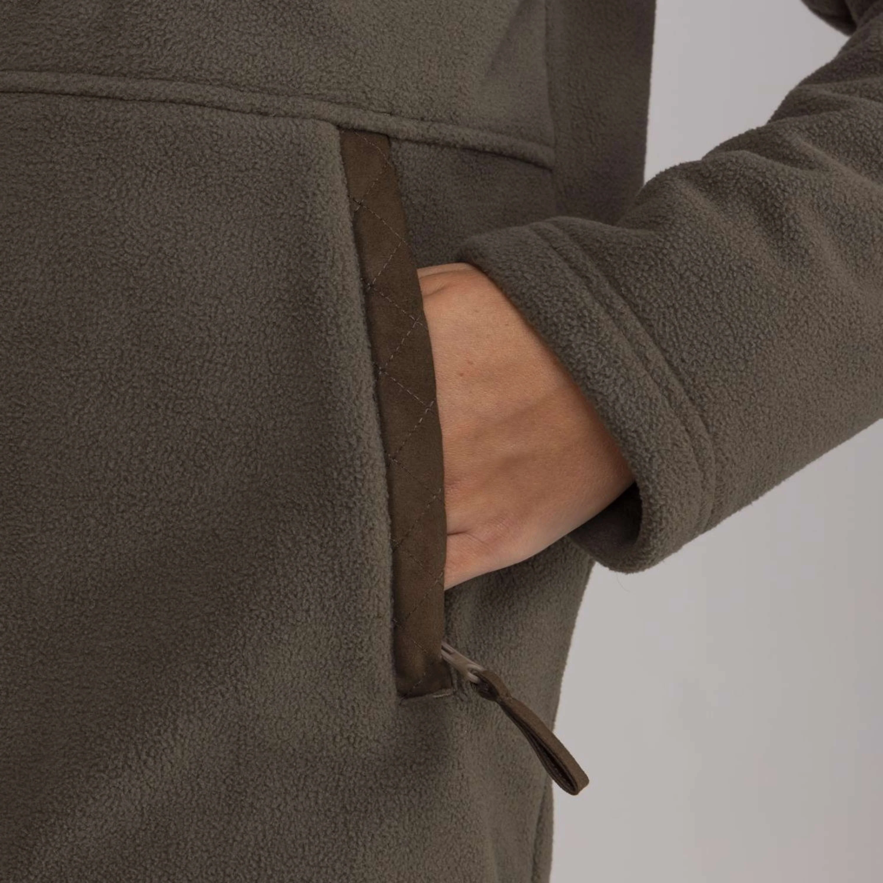 Aubrion by Shires Veste Heritage Fleece Olive foncé - Image 43