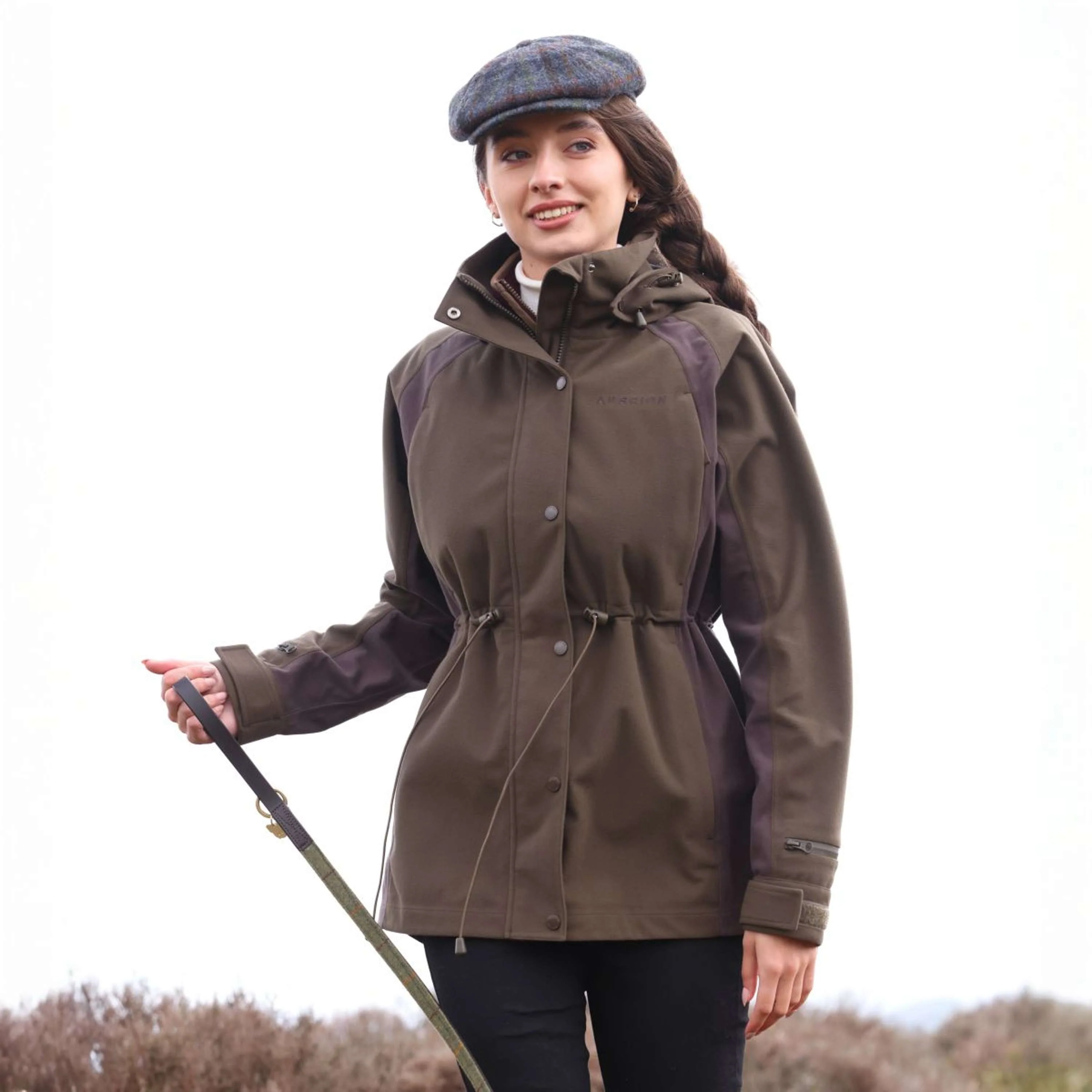 Aubrion by Shires Veste Heritage Olive foncé - Image 15