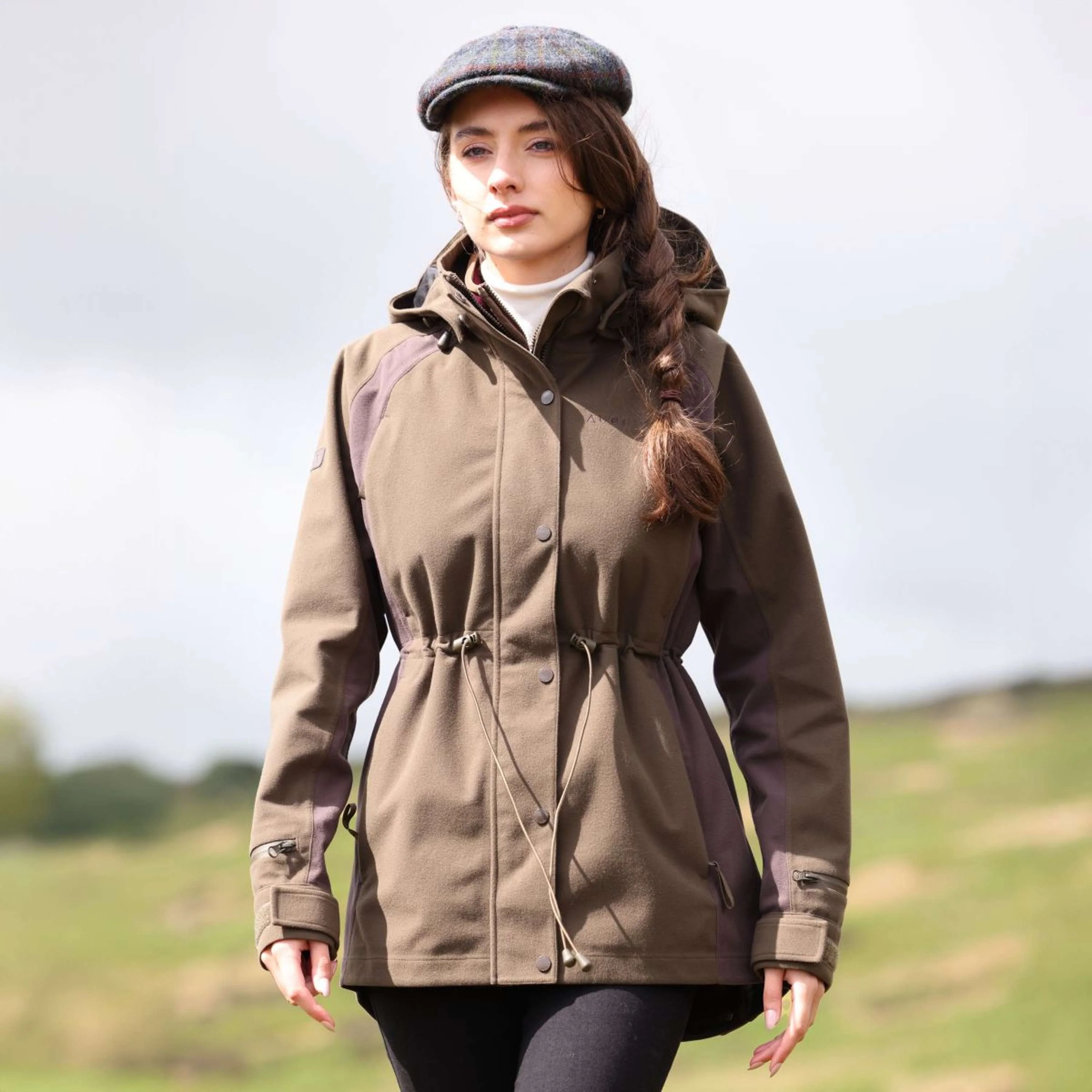 Aubrion by Shires Veste Heritage Olive foncé - Image 19