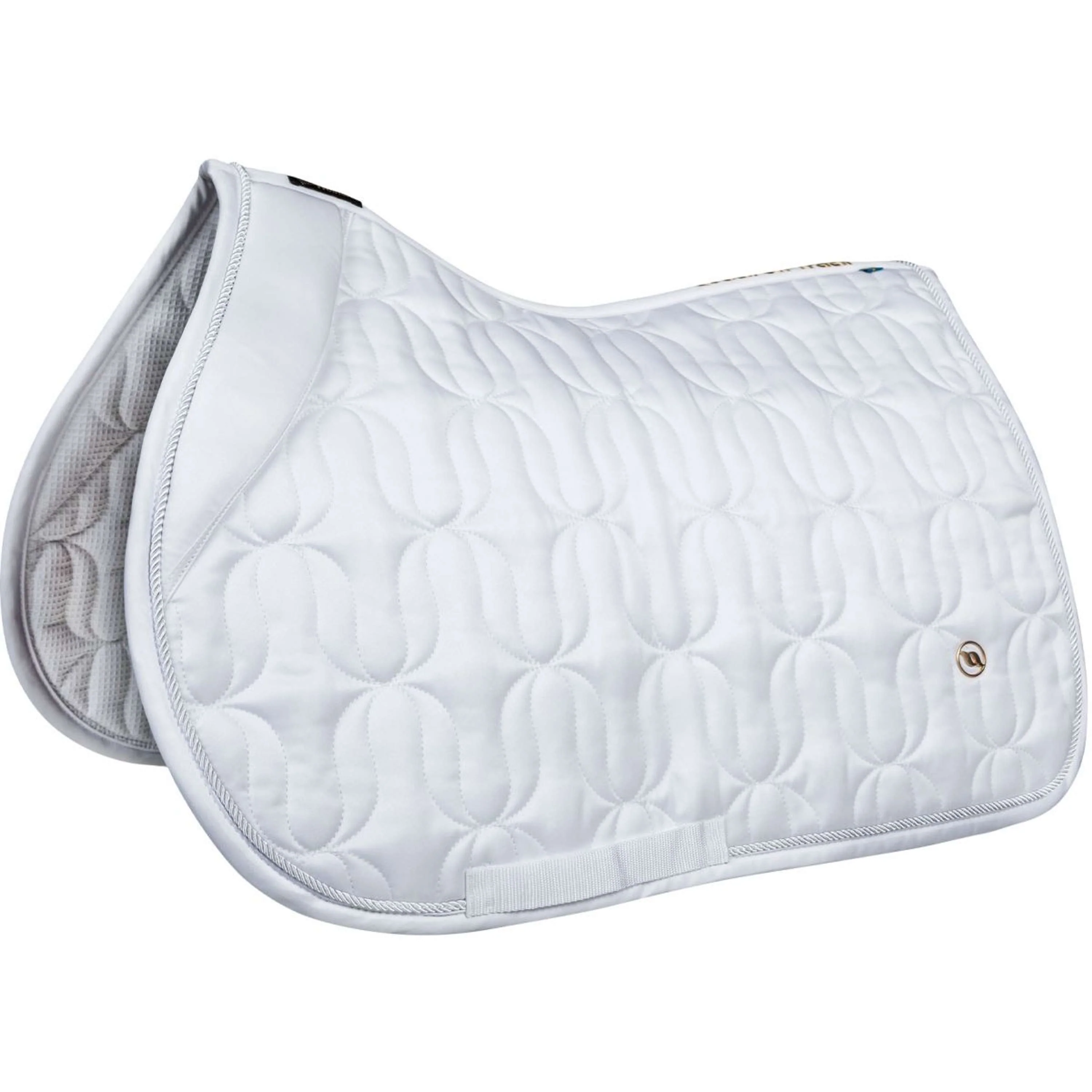 Back on Track Tapis de Selle Deep Nights de Saut Blanc