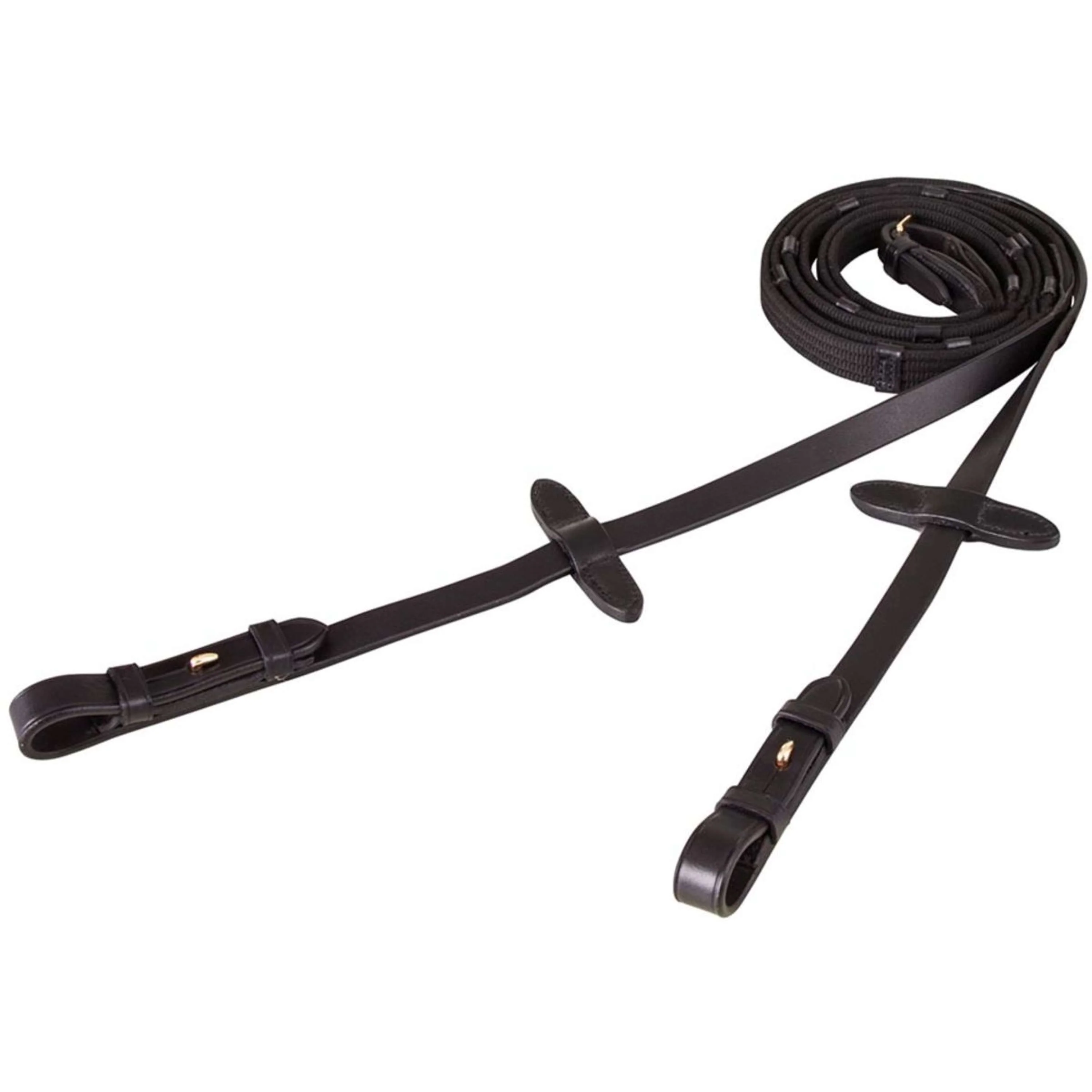 BR Rênes Linge 19mm Blind/Boucle Ronde Noir/Or - Image 3