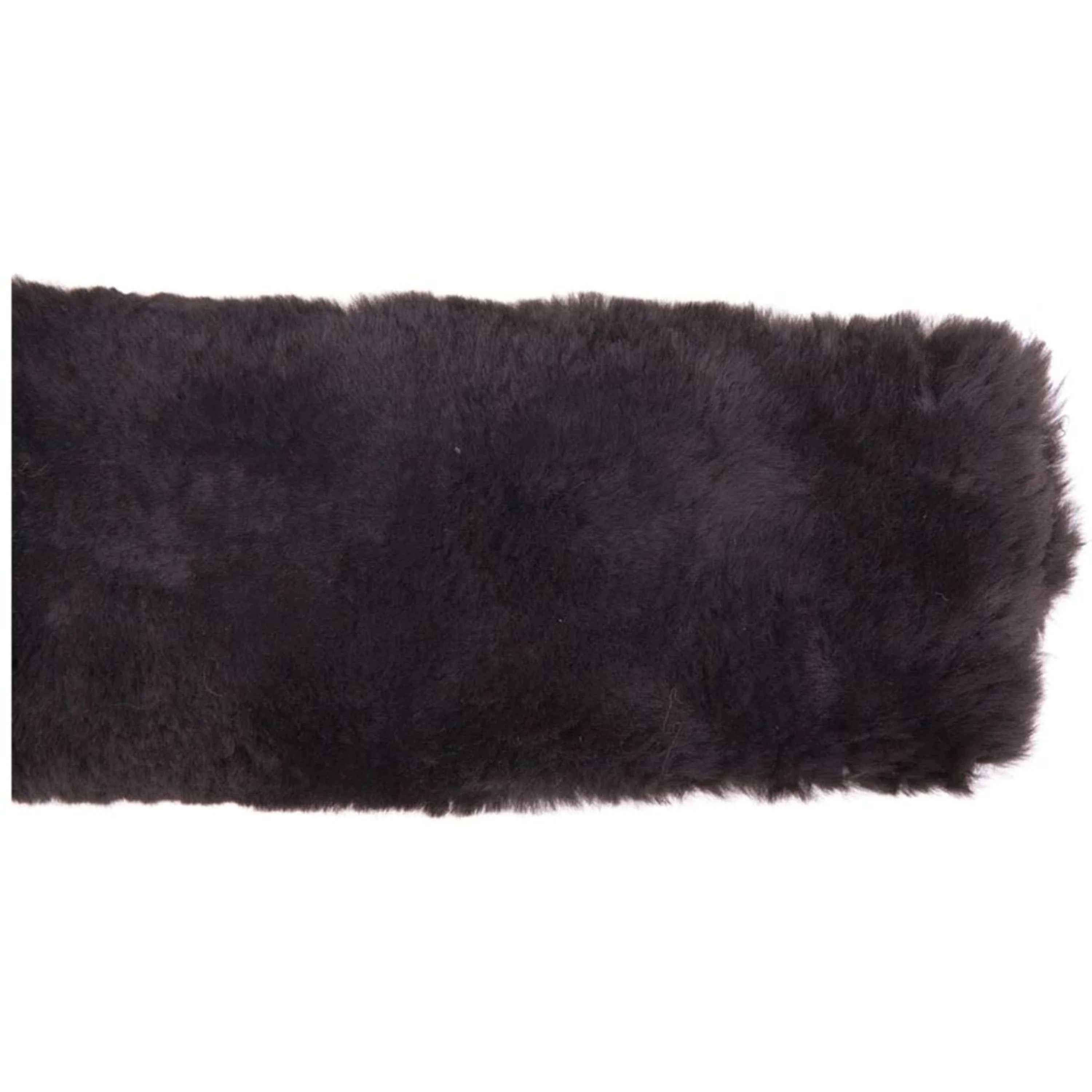 BR Housse de Sangle Dressage Peau de Mouton Noir - Image 2