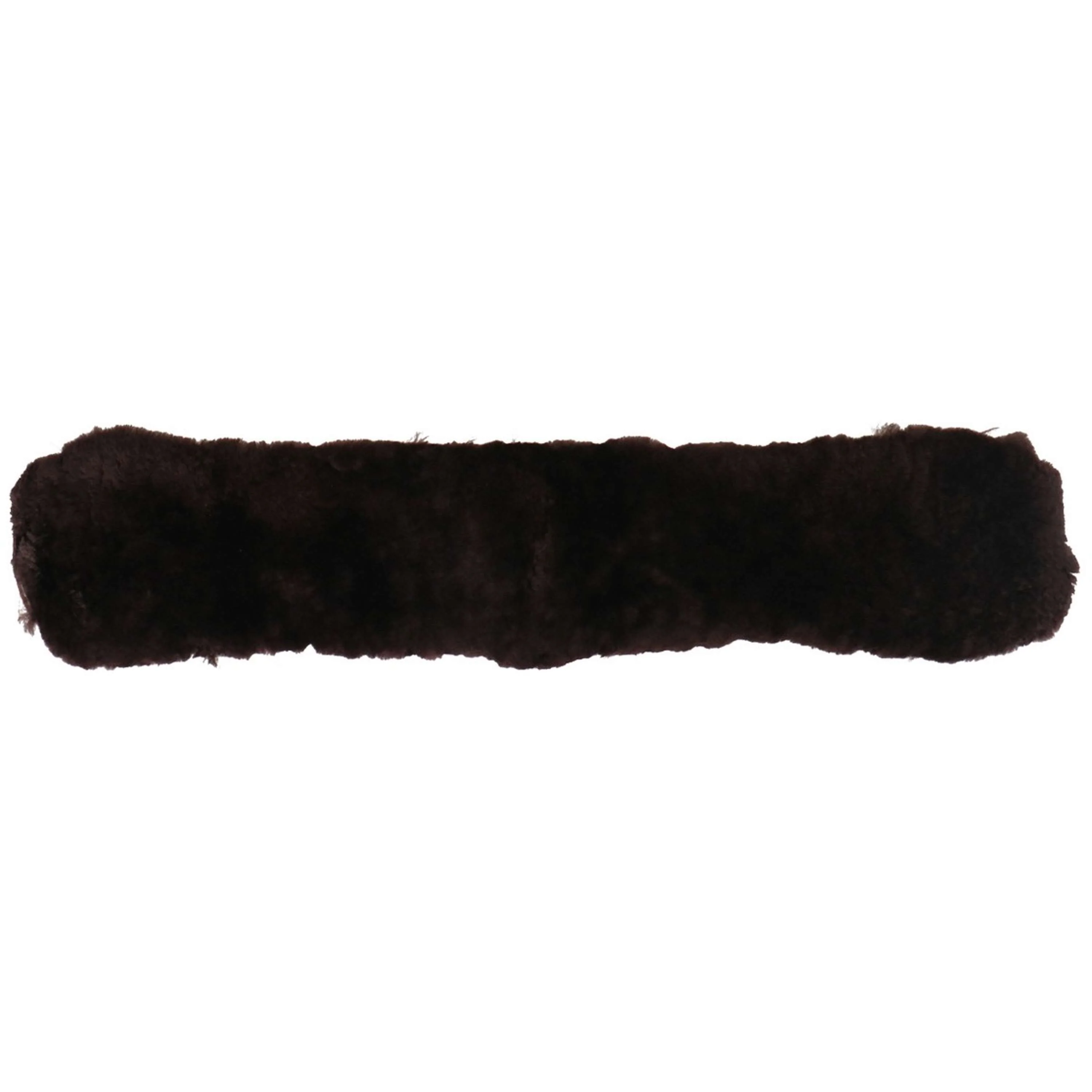 BR Housse de Sangle Dressage Sheepskin Préformée Marron - Image 2