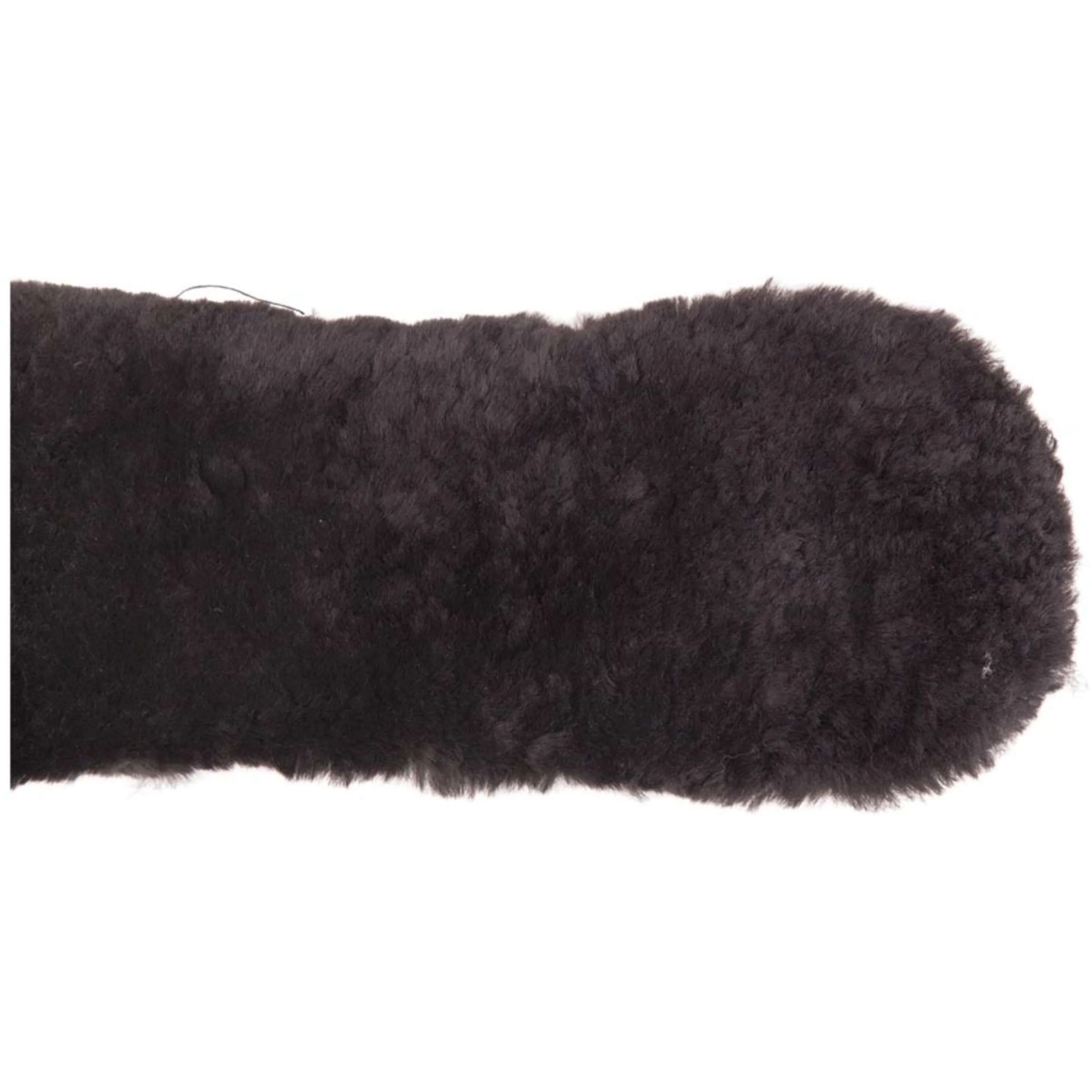 BR Housse de Sangle Dressage Sheepskin Préformée Noir - Image 3