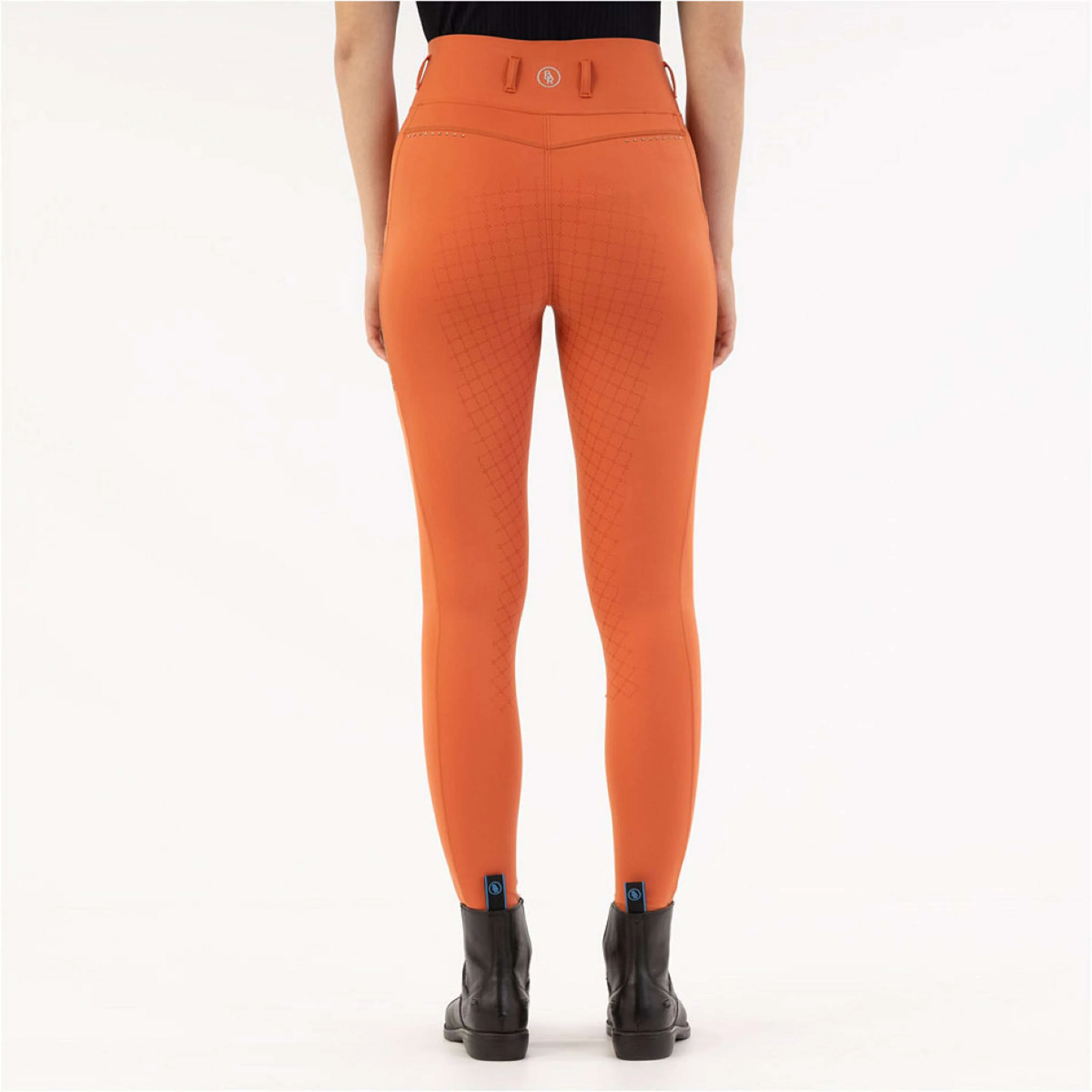 BR Legging d'Équitation Kimore Full Grip Mecca Orange - Image 3