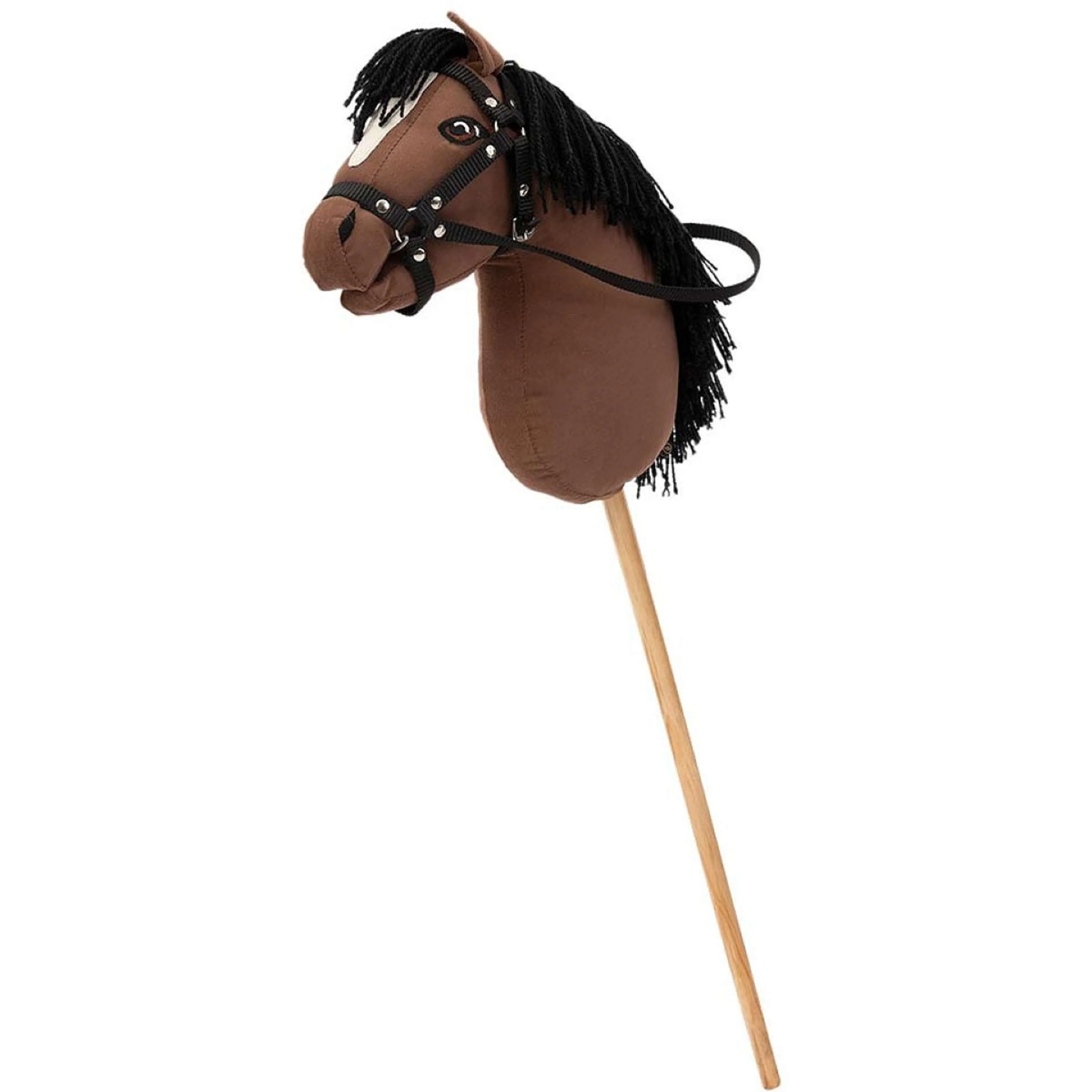 BR Mini Horse Hobby Horse à Roulettes Marron