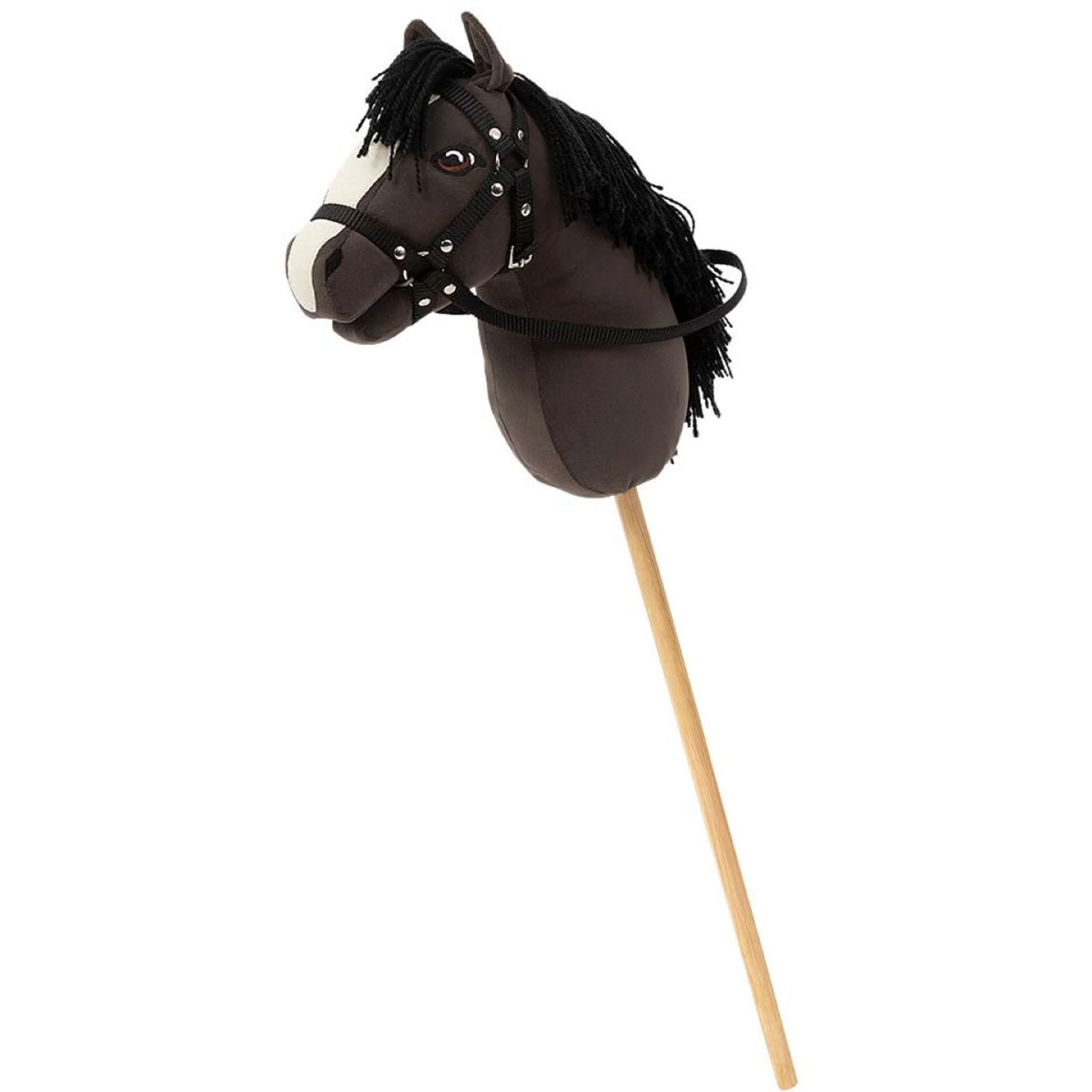 BR Mini Horse Hobby Horse à Roulettes Noir