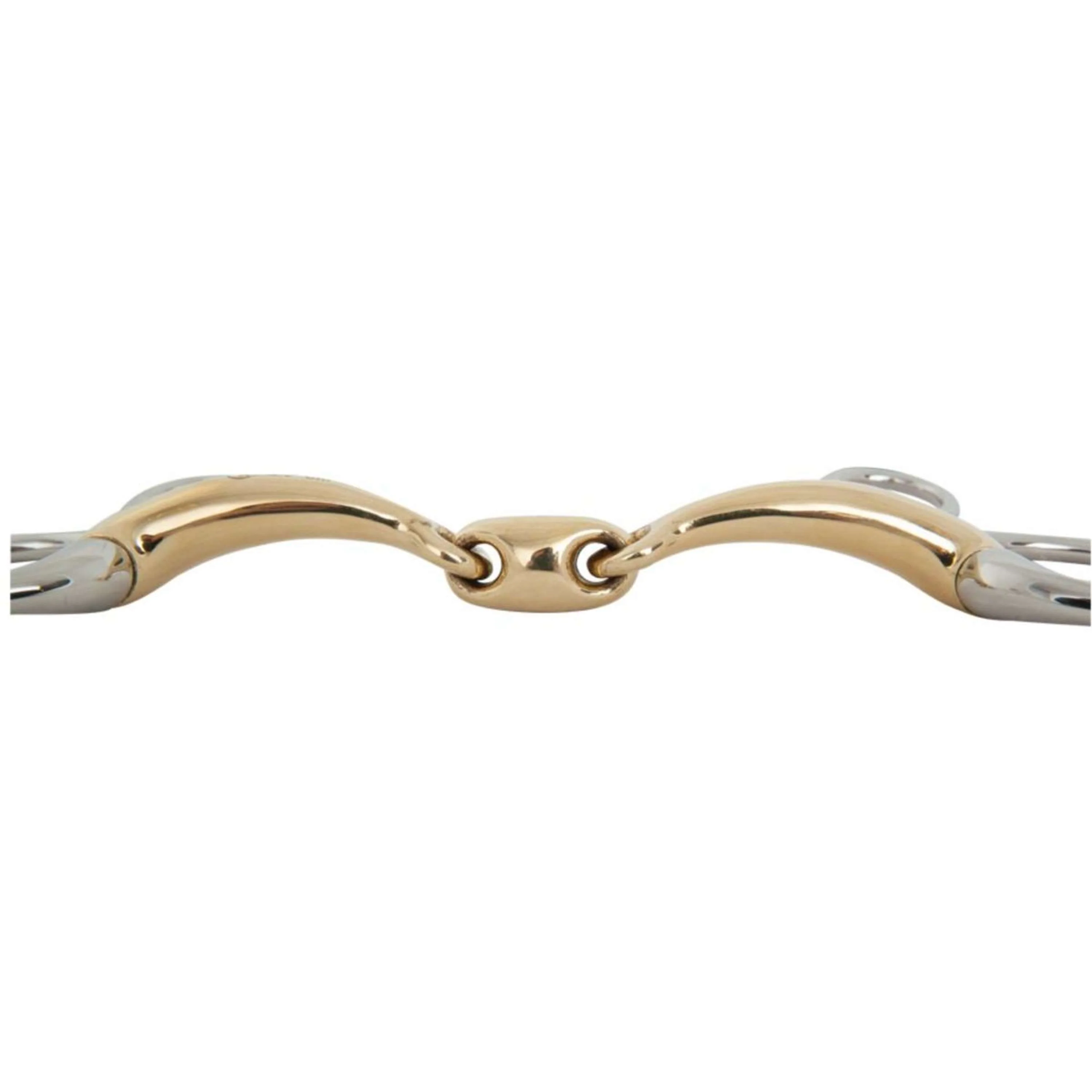 BR Mors Baucher Soft Contact Courbé Double Brisure Branches Courtes 14mm - Image 2