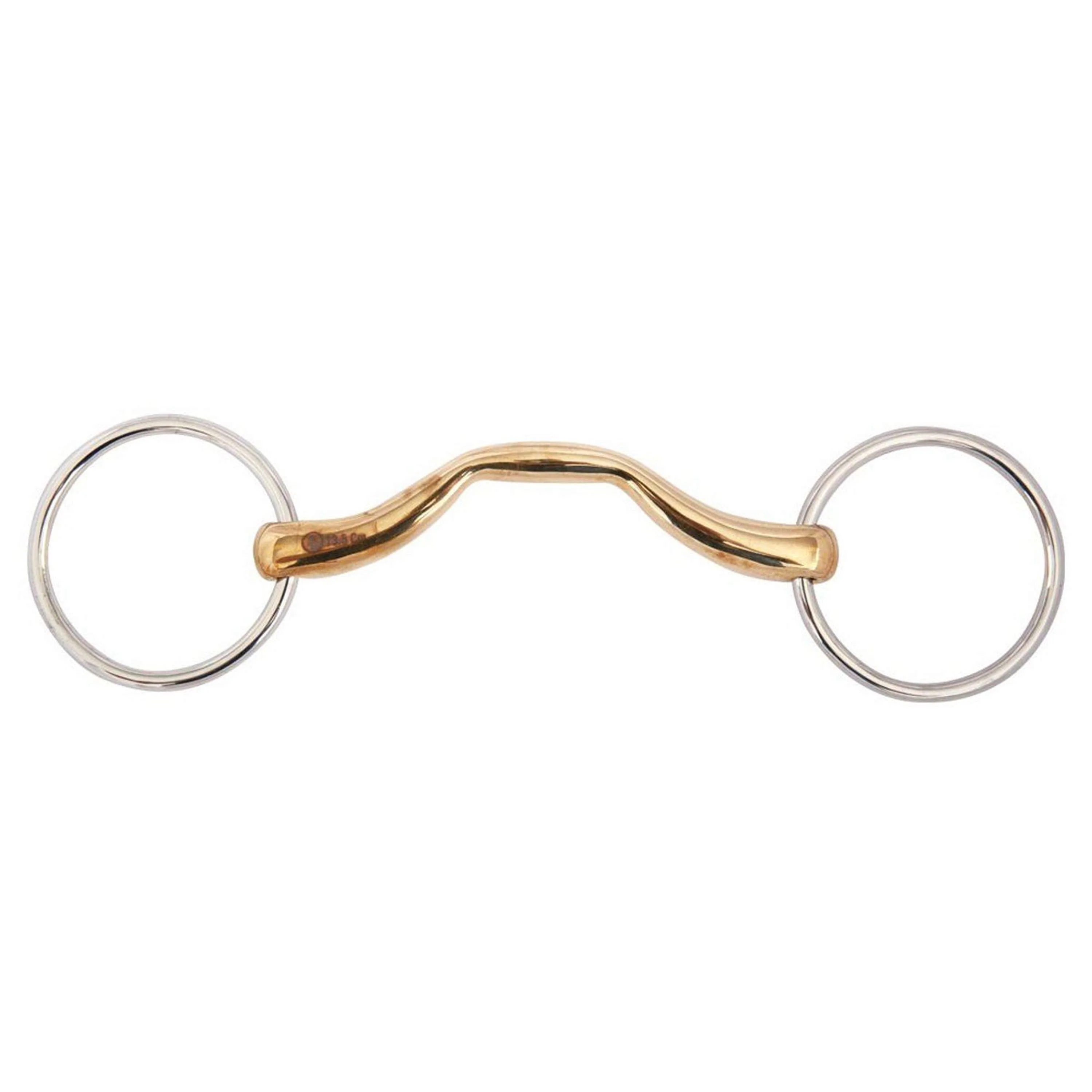 BR Mors de Filet Caoutchouc Soft Contact 16mm Non Brisé