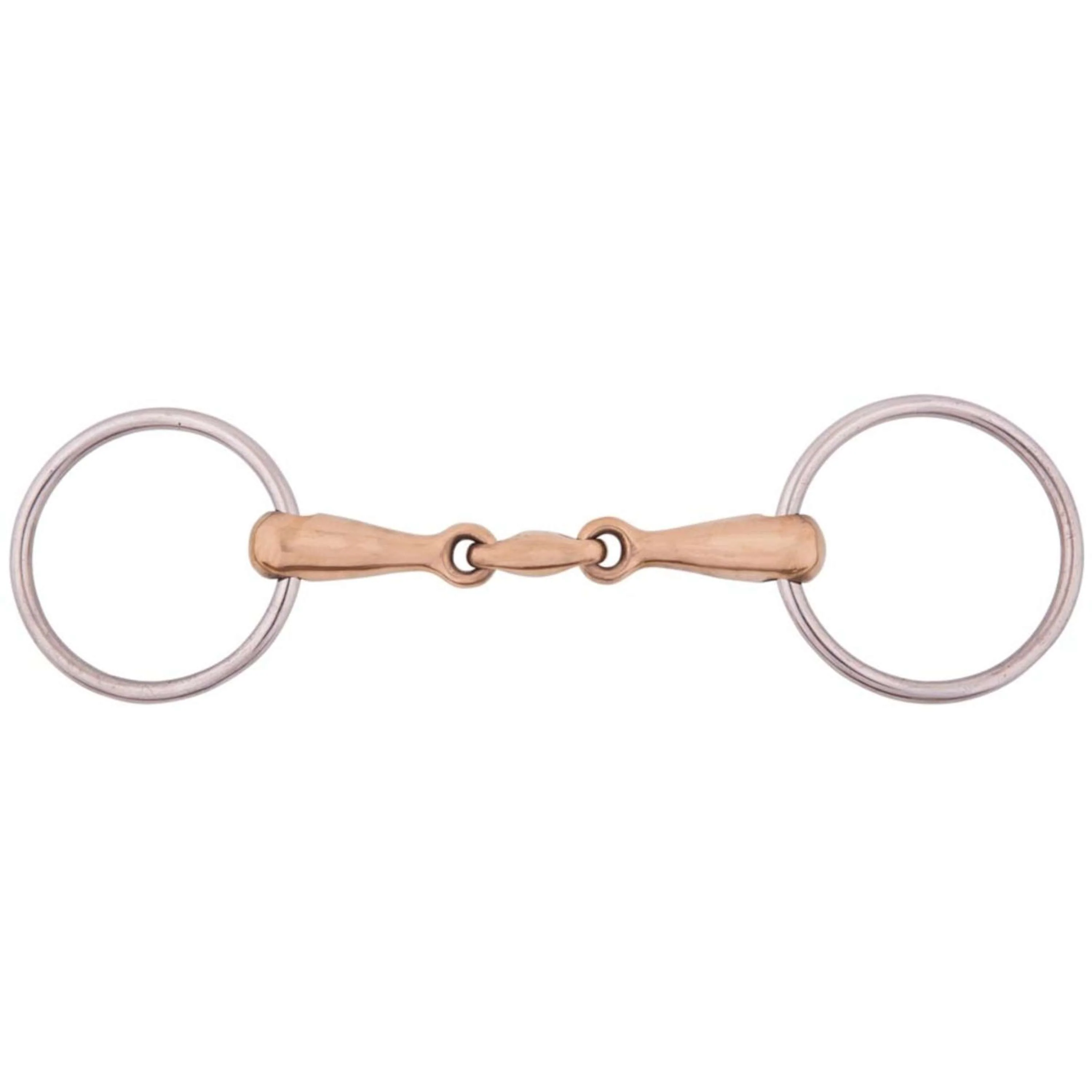 BR Mors de Filet Massif Cuprion 18mm Double RVS
