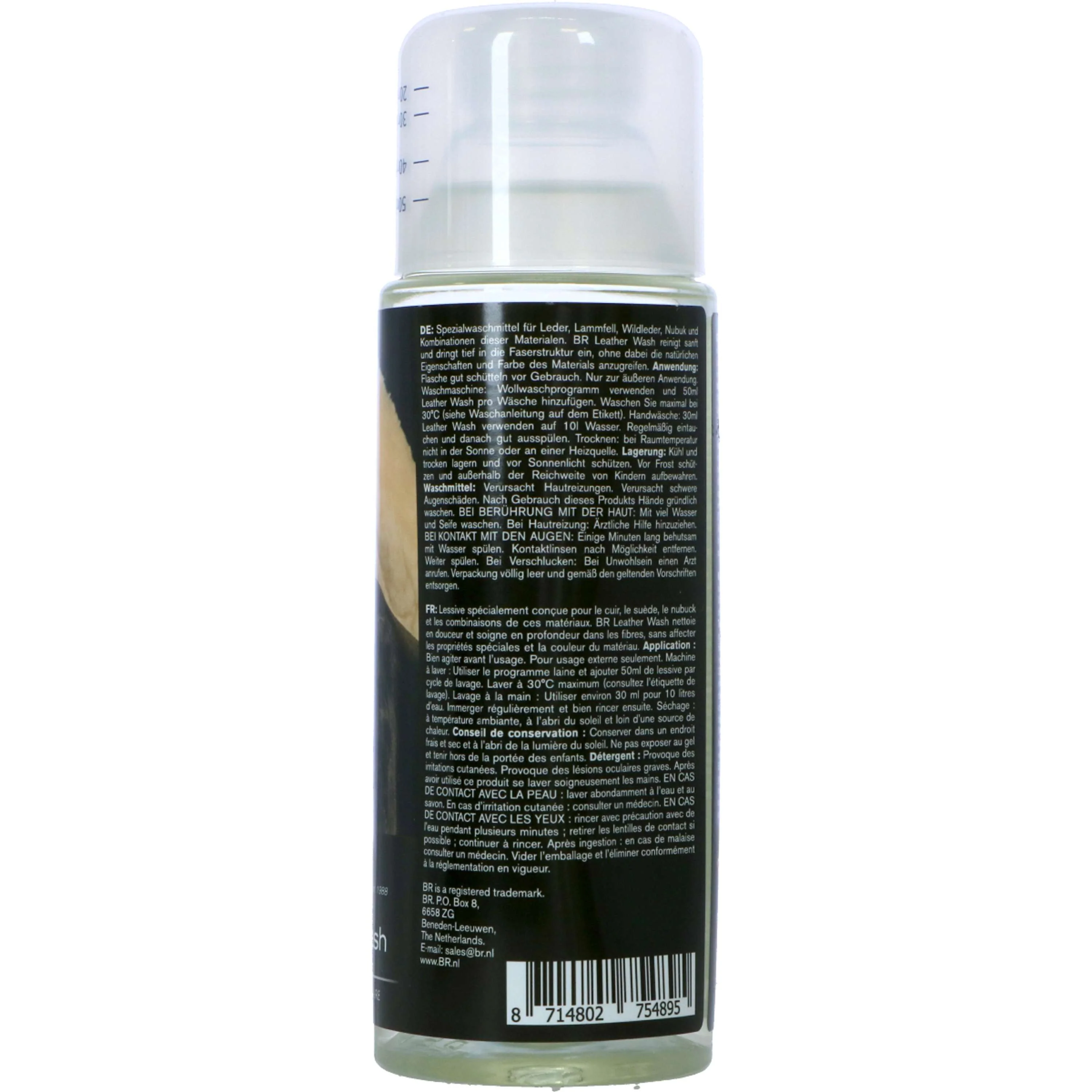 BR Nettoyant pour Cuir Flacon avec Bouchon Doseur - Image 3