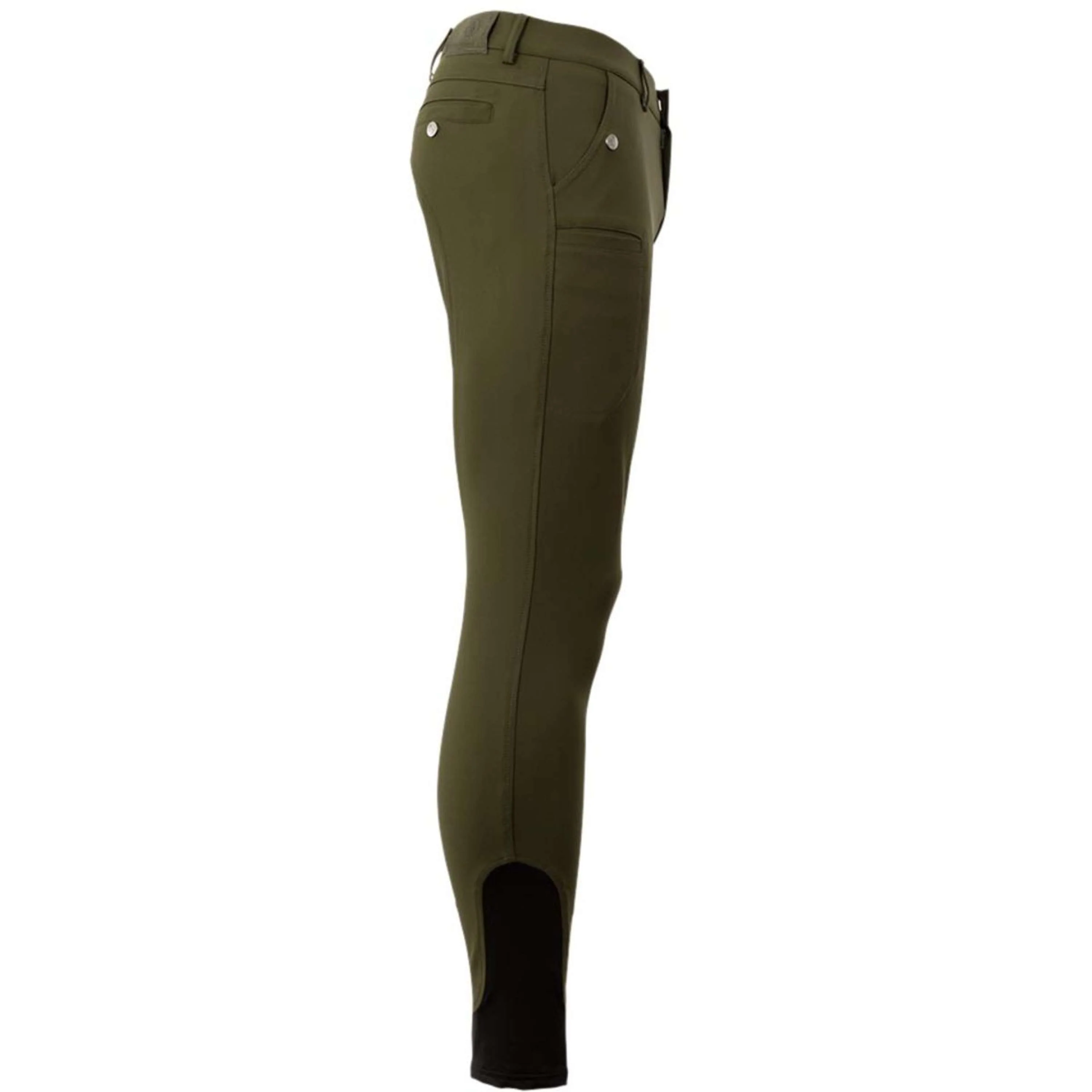 BR Pantalon d'Équitation Maikel Silicone Genouillères Forest Green - Image 4