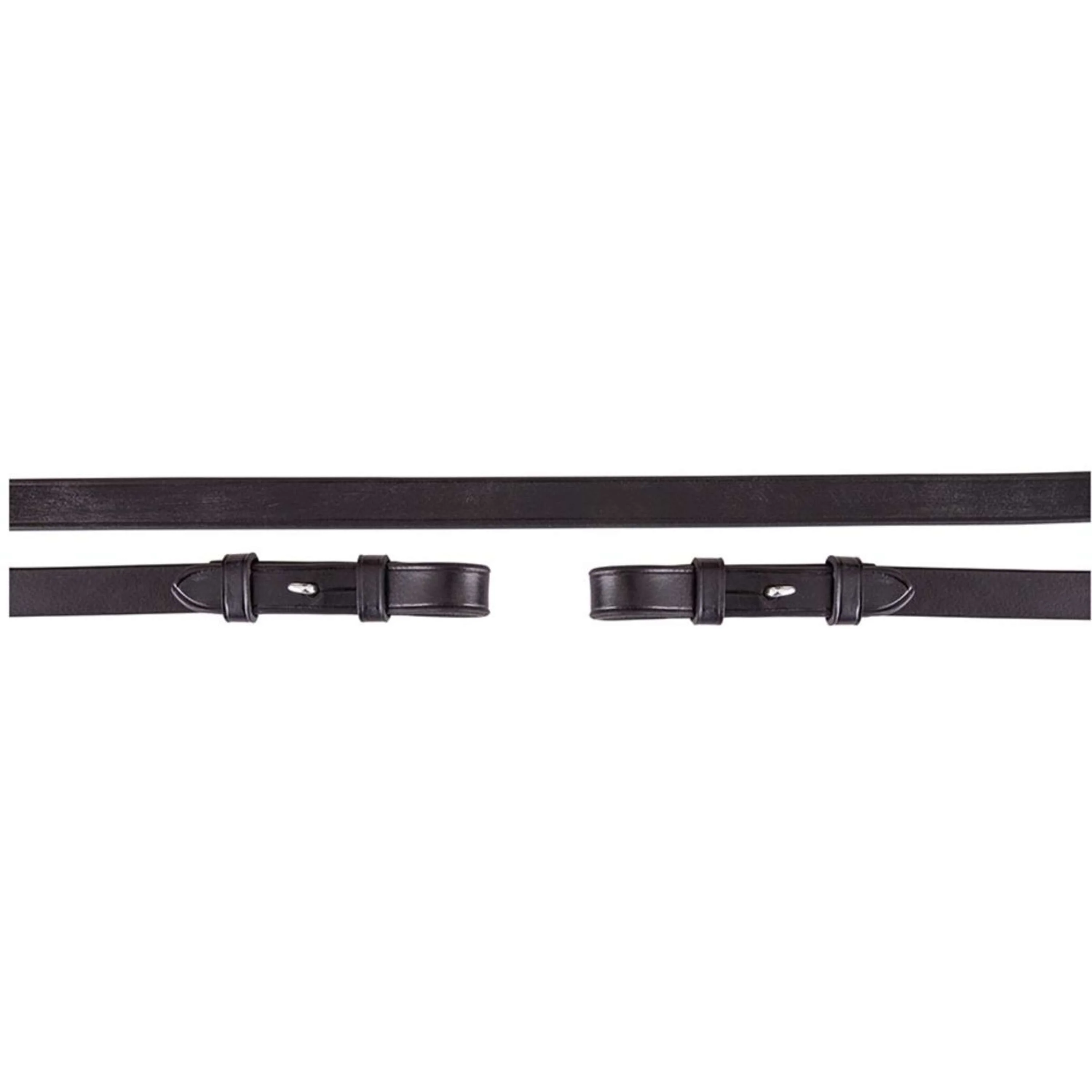 BR Rênes de Dressage Cuir 16mm Blind Noir