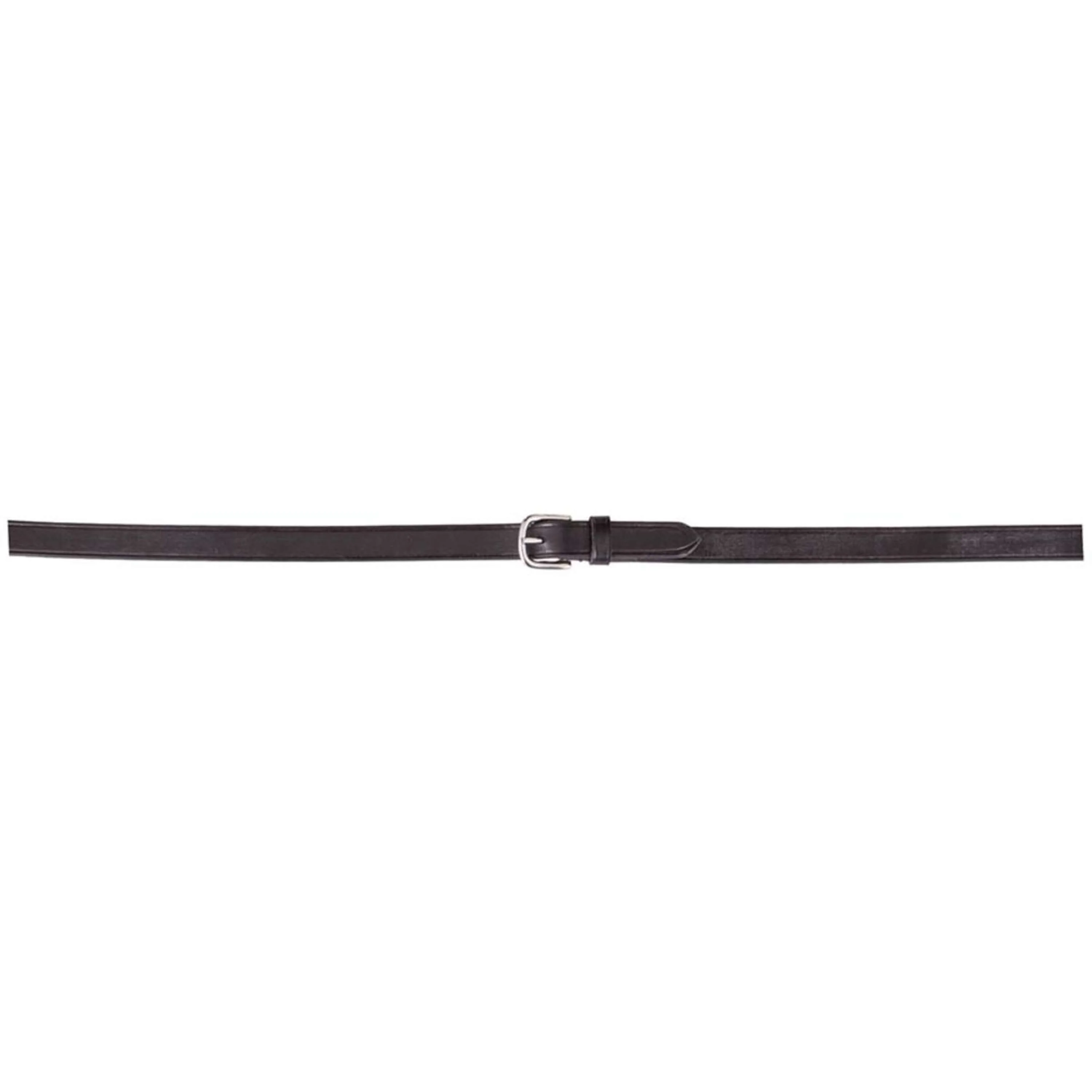 BR Rênes de Dressage Cuir/Caoutchouc 16mm Blind Noir/Argent - Image 2