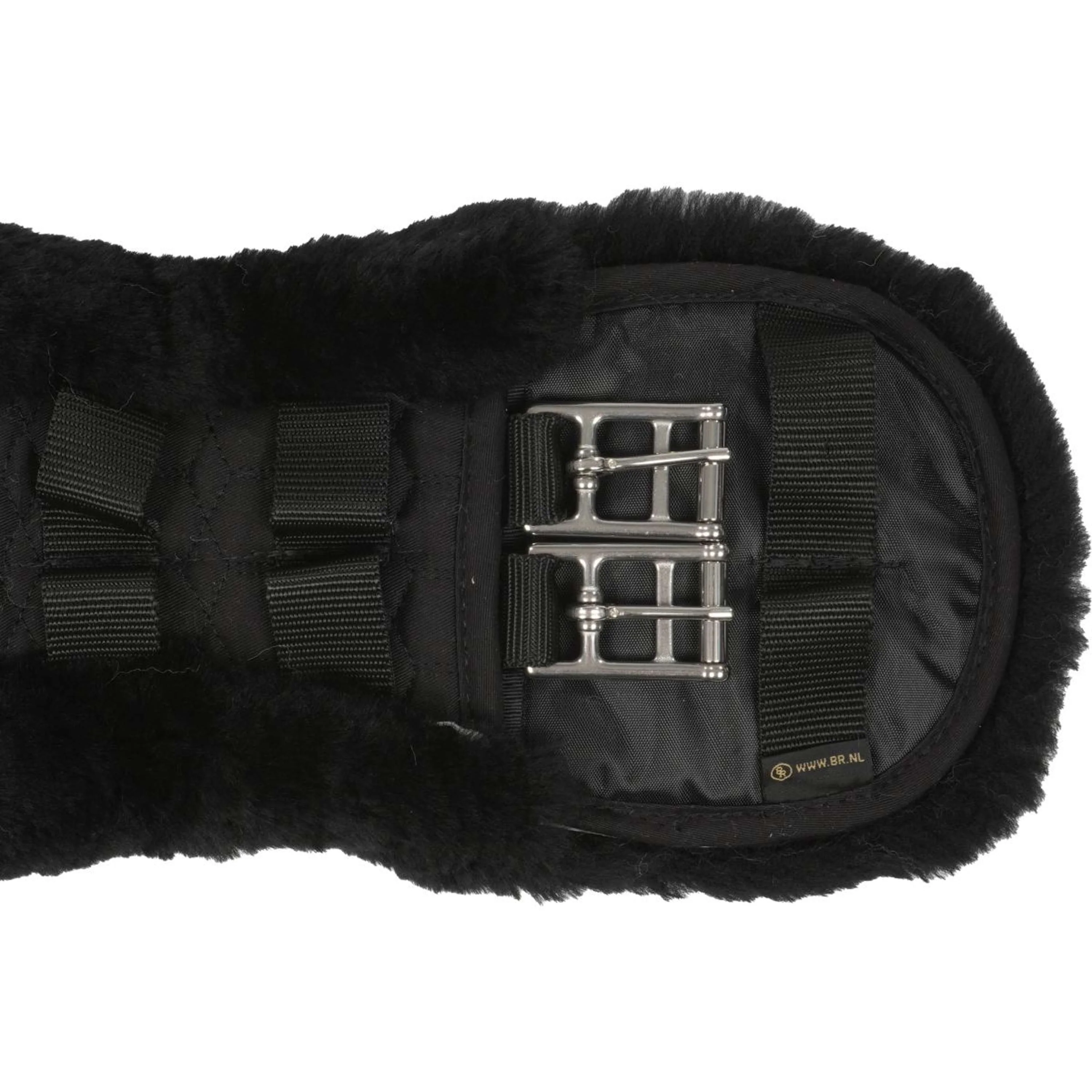 BR Sangle de Dressage Anatomique Sheepskin Noir - Image 5