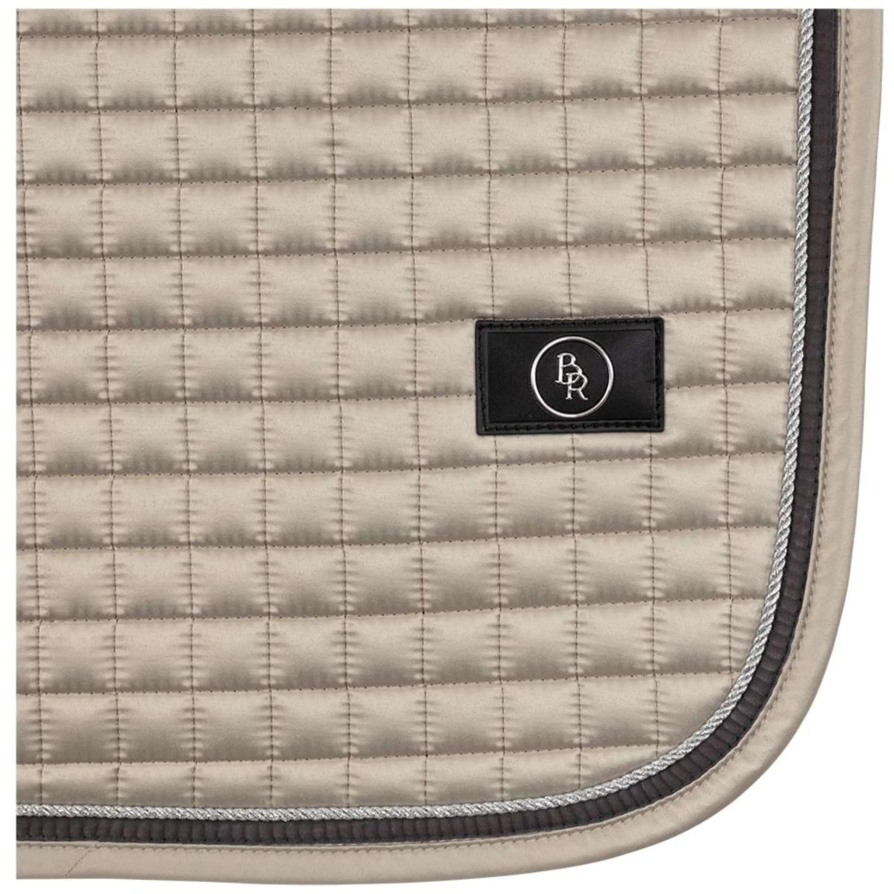 BR Tapis de Selle de Dressage Capri Mat Satiné Island Fossil - Image 2