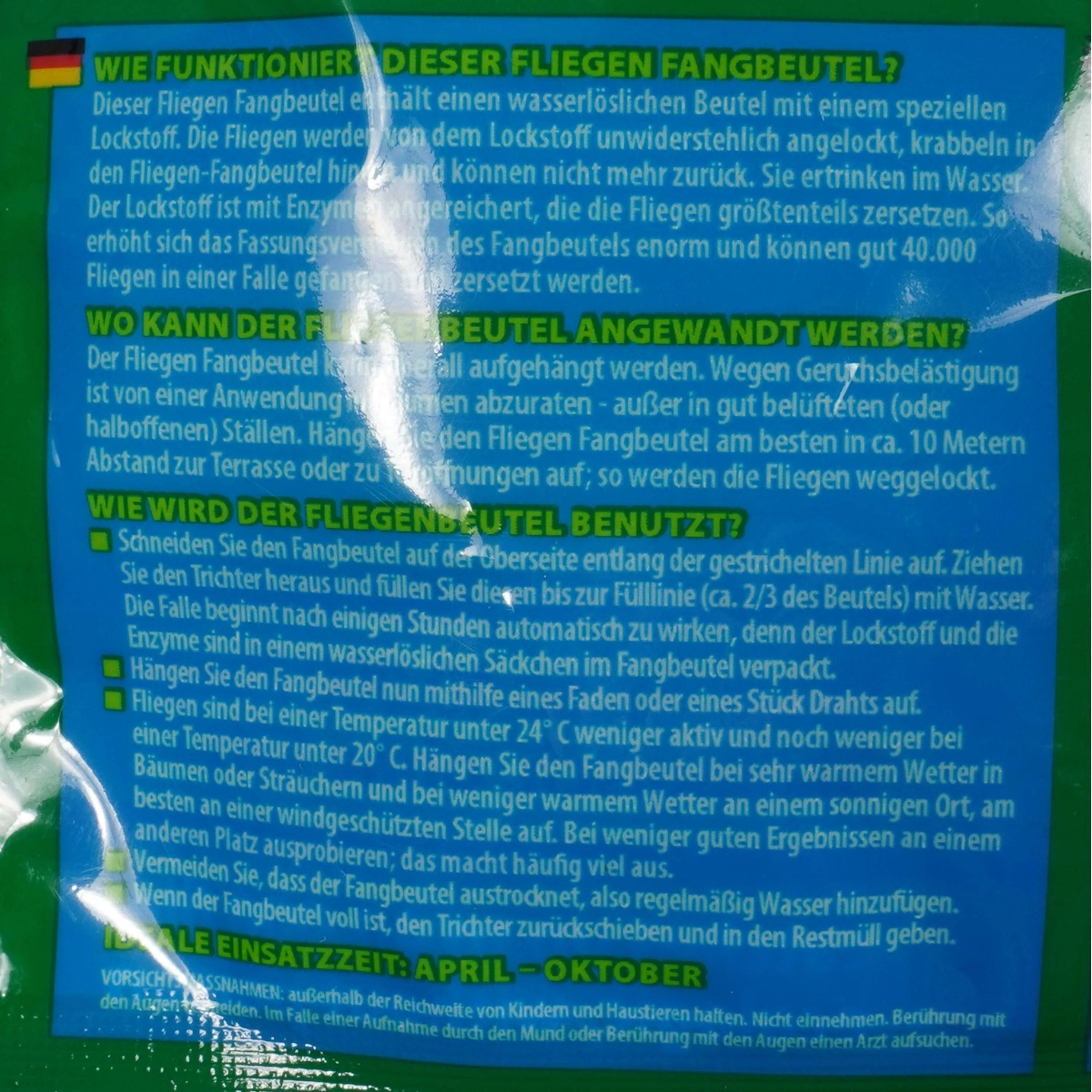 BSI Pochette de Capture Lâche pour les Mouches - Image 6