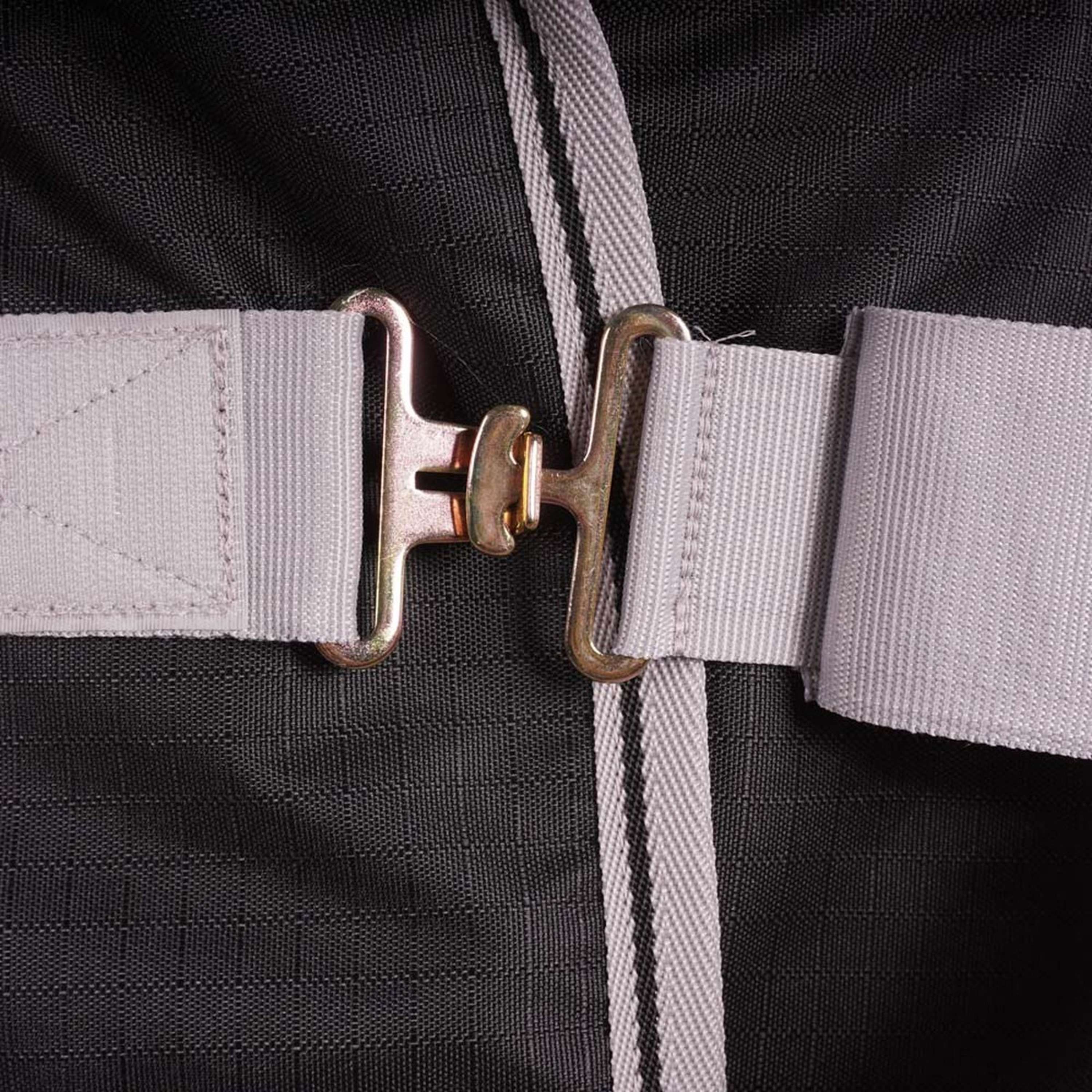 Bucas Anniversary Turnout Stay-Dry 150g Black/Silver - Image 4