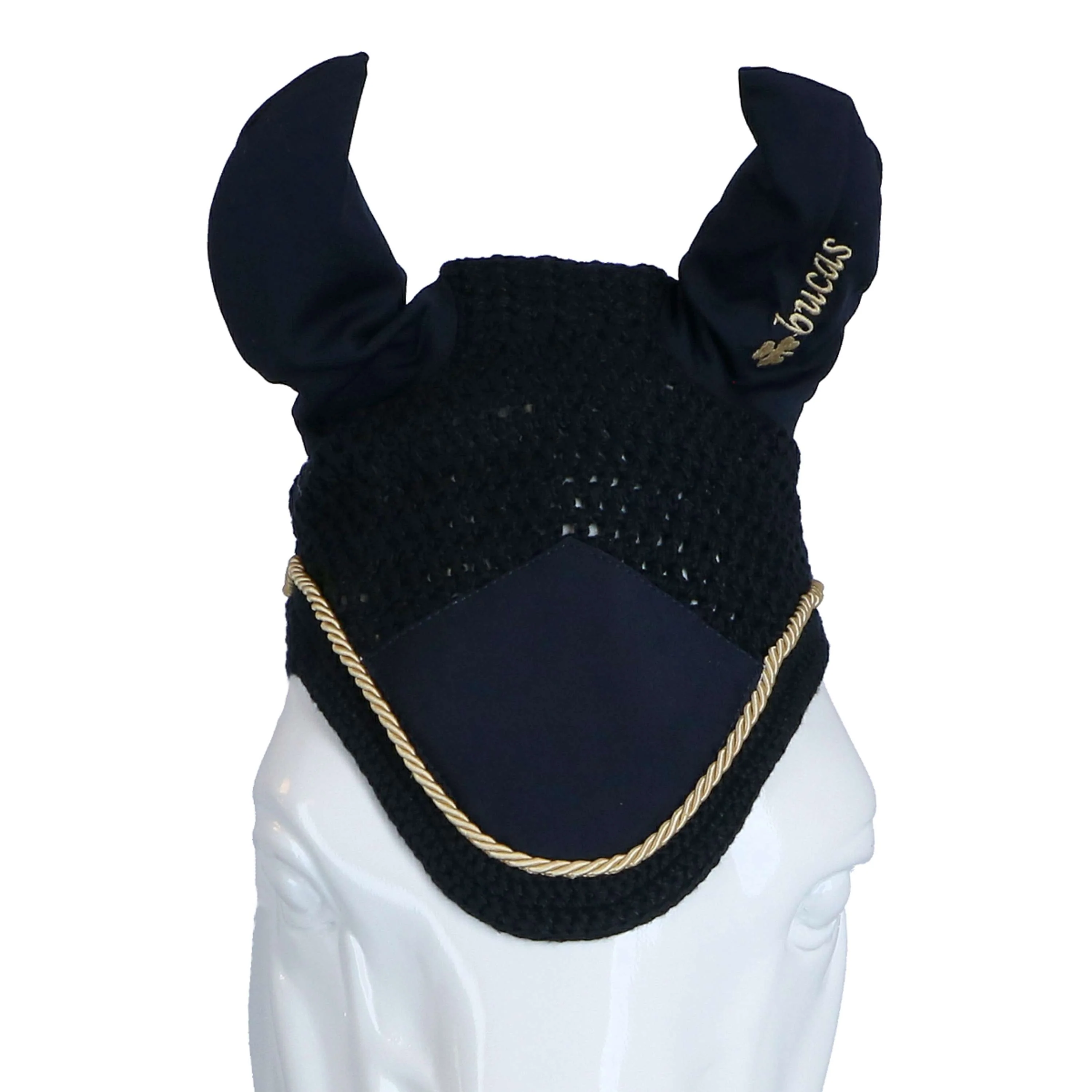 Bucas Bonnet Anti-Mouches Marine/Or - Image 2