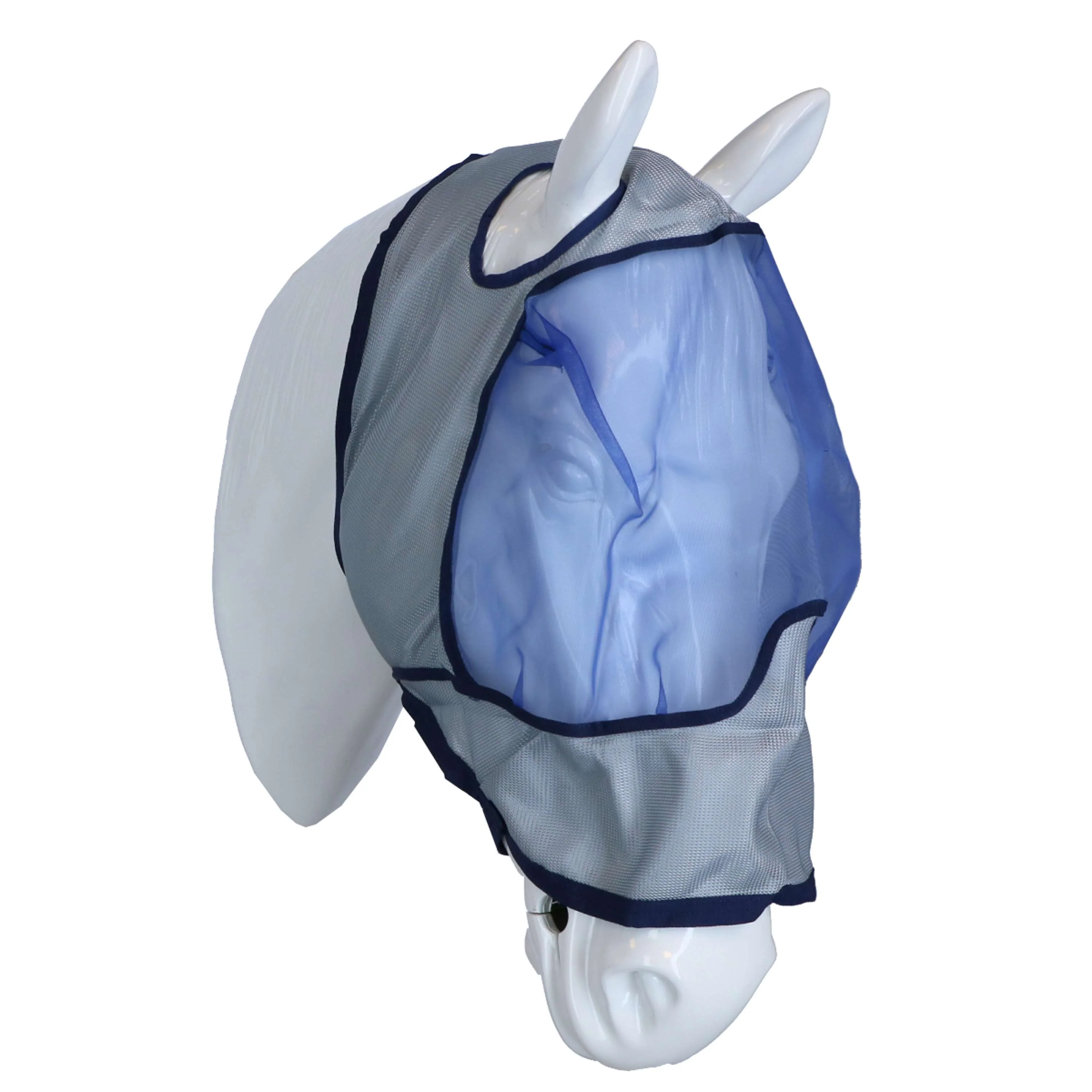 Bucas Buzz-Off Masque Anti-Mouches Delux Bleu - Image 2