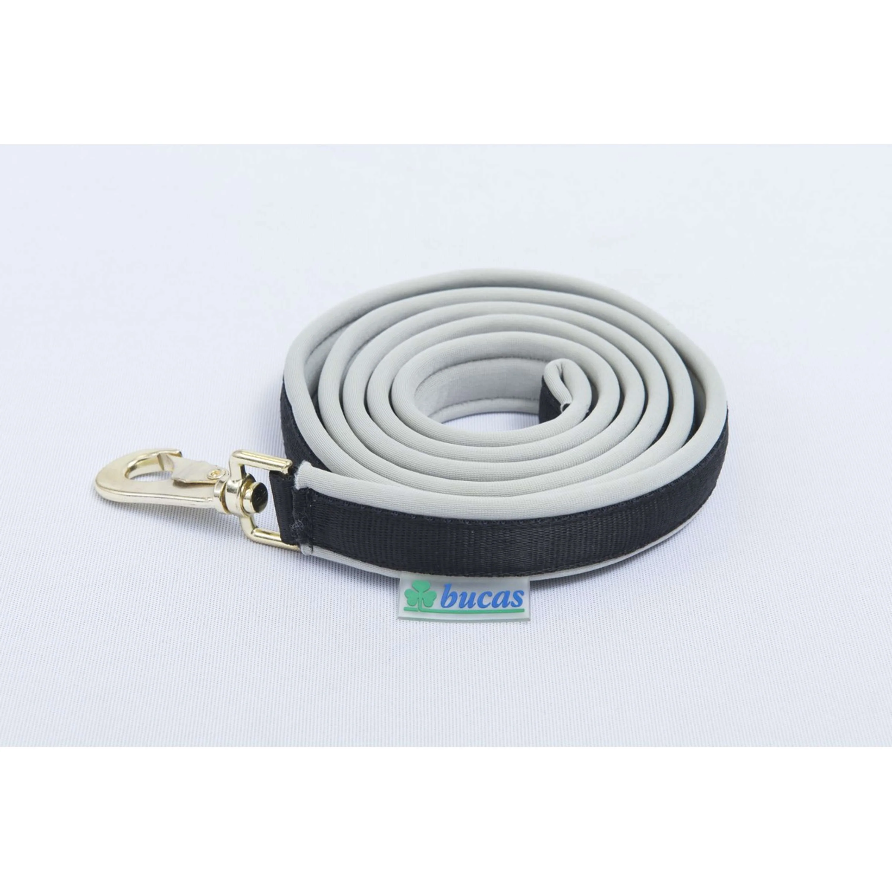 Bucas Lead Rein Dublin Padded Black/Silver