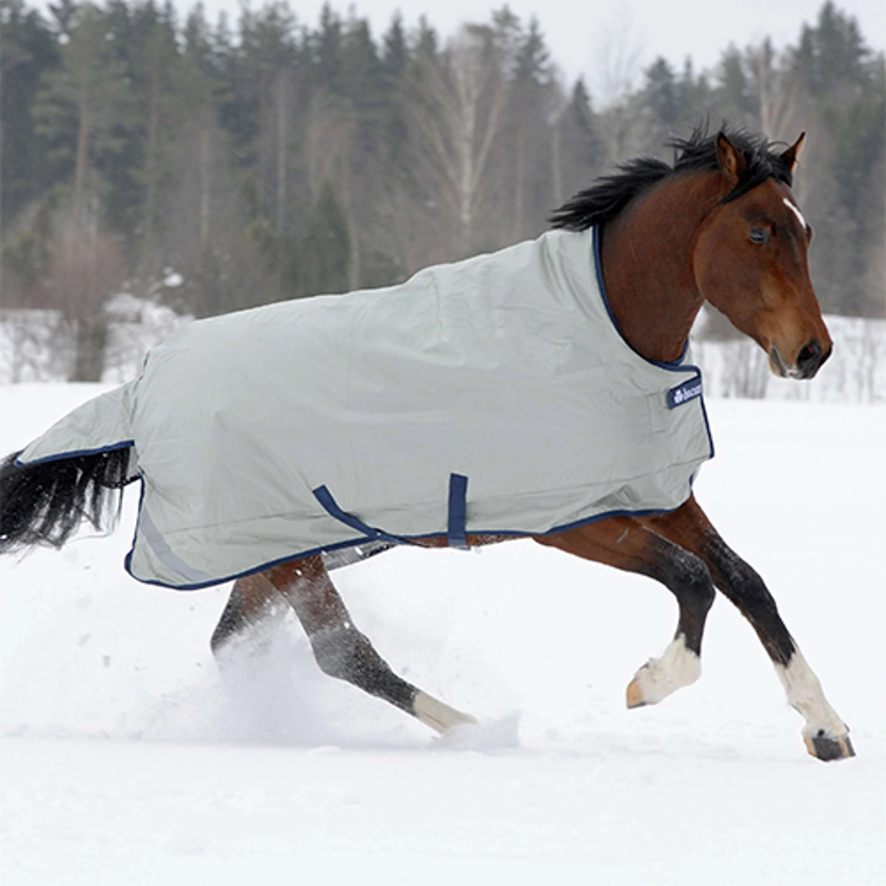 Bucas Power Turnout Extra High Neck 300g Argent