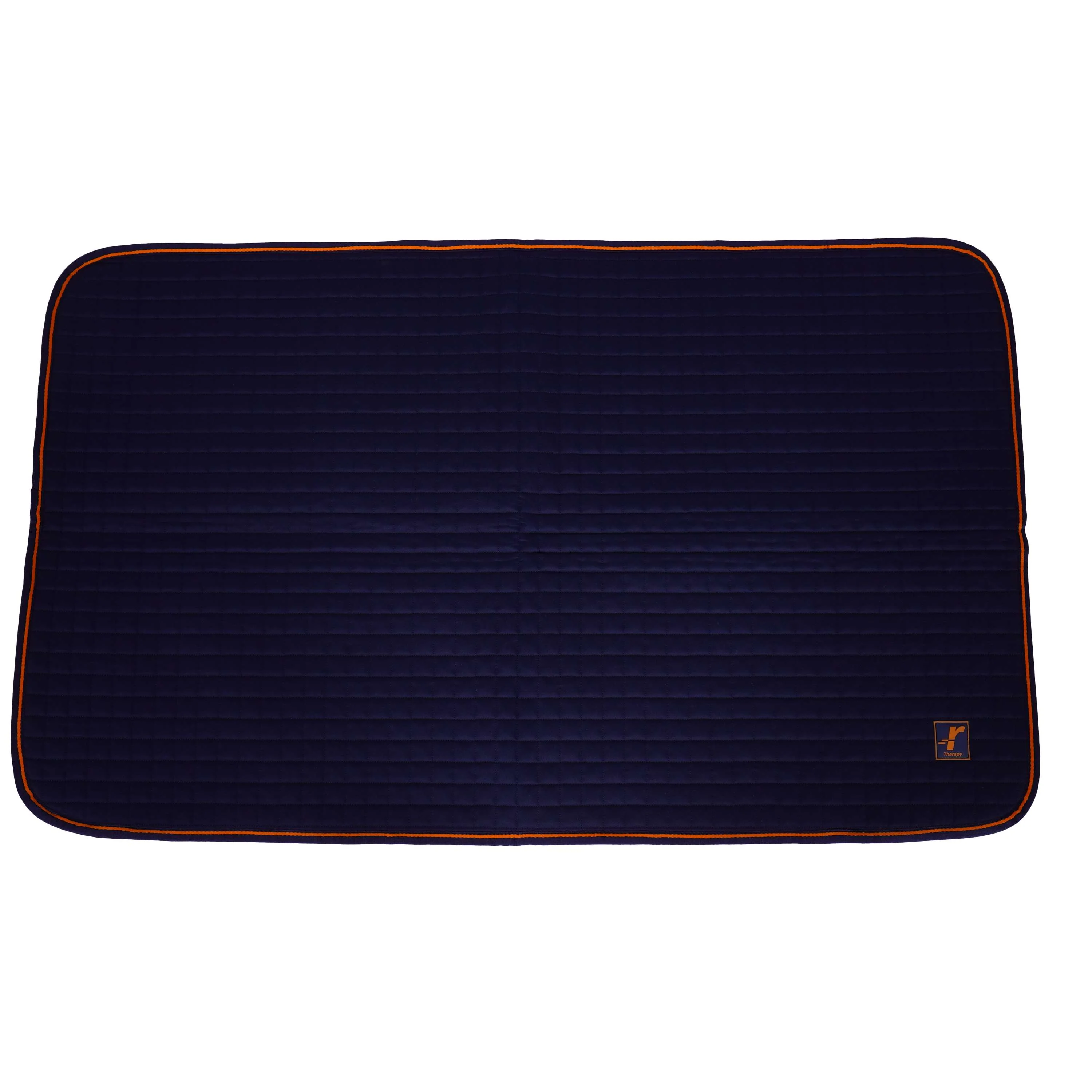 Bucas Therapy Dog Bed Bleu Marine/Orange