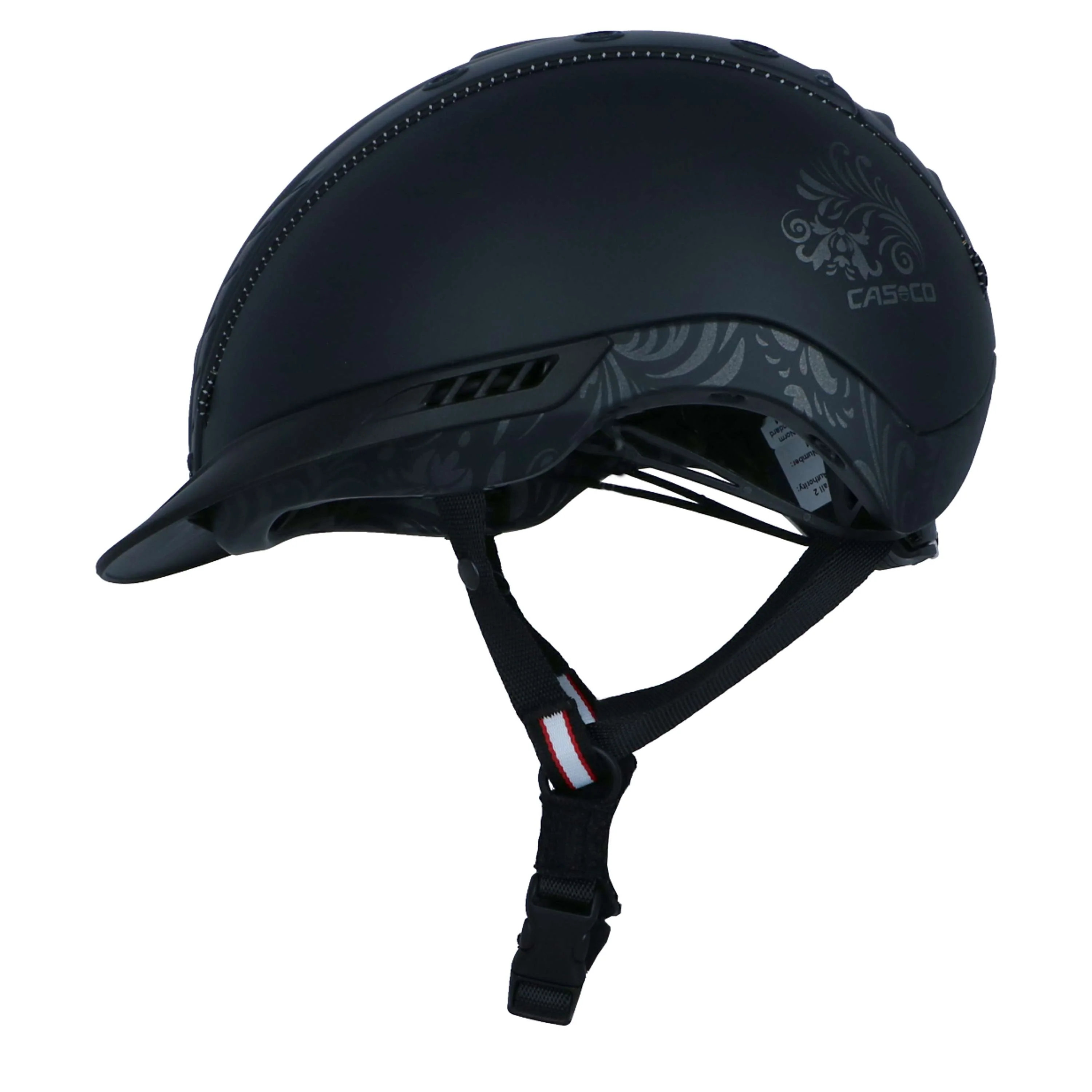 Casco Bombe Mistrall 2 Black Floral - Image 3