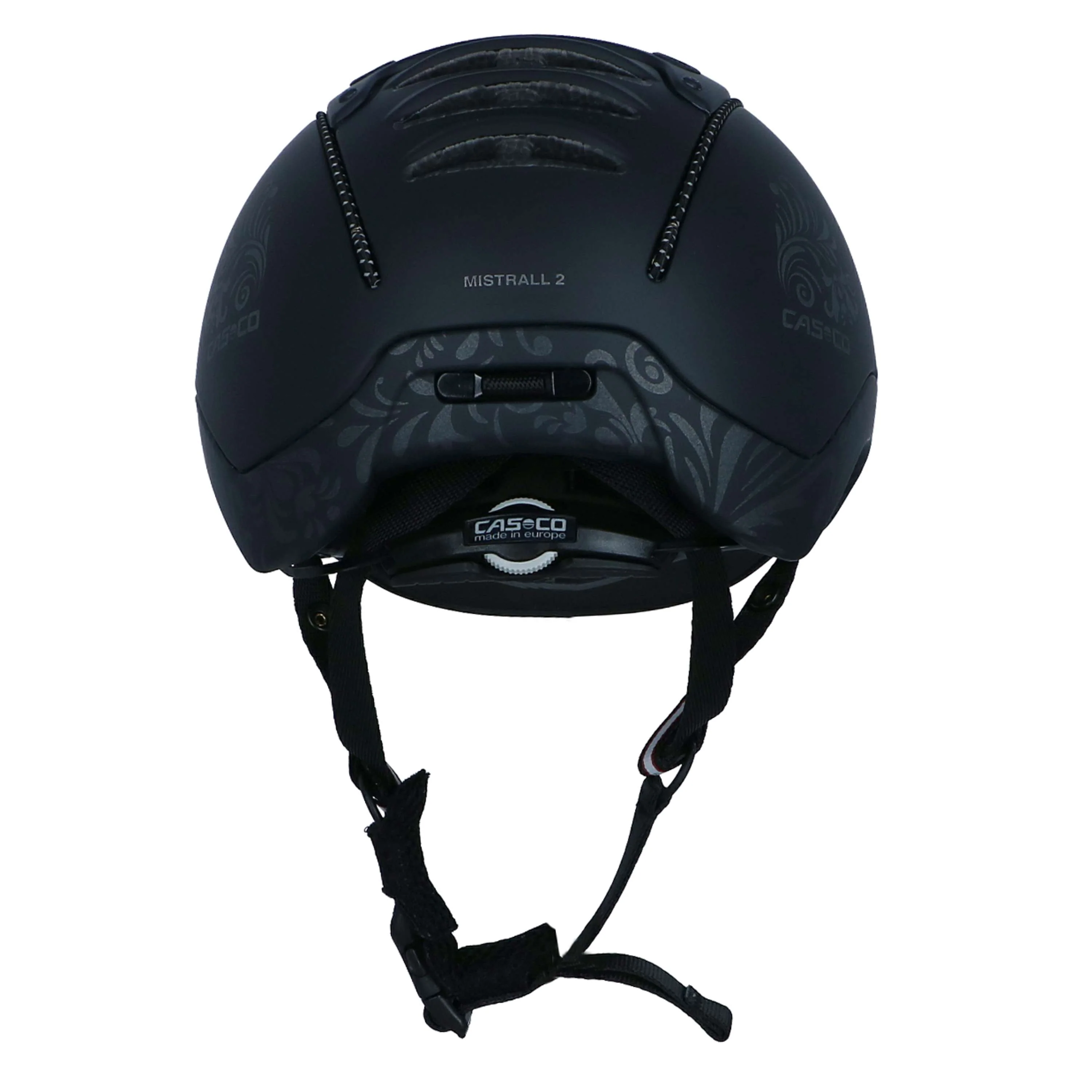 Casco Bombe Mistrall 2 Black Floral - Image 4