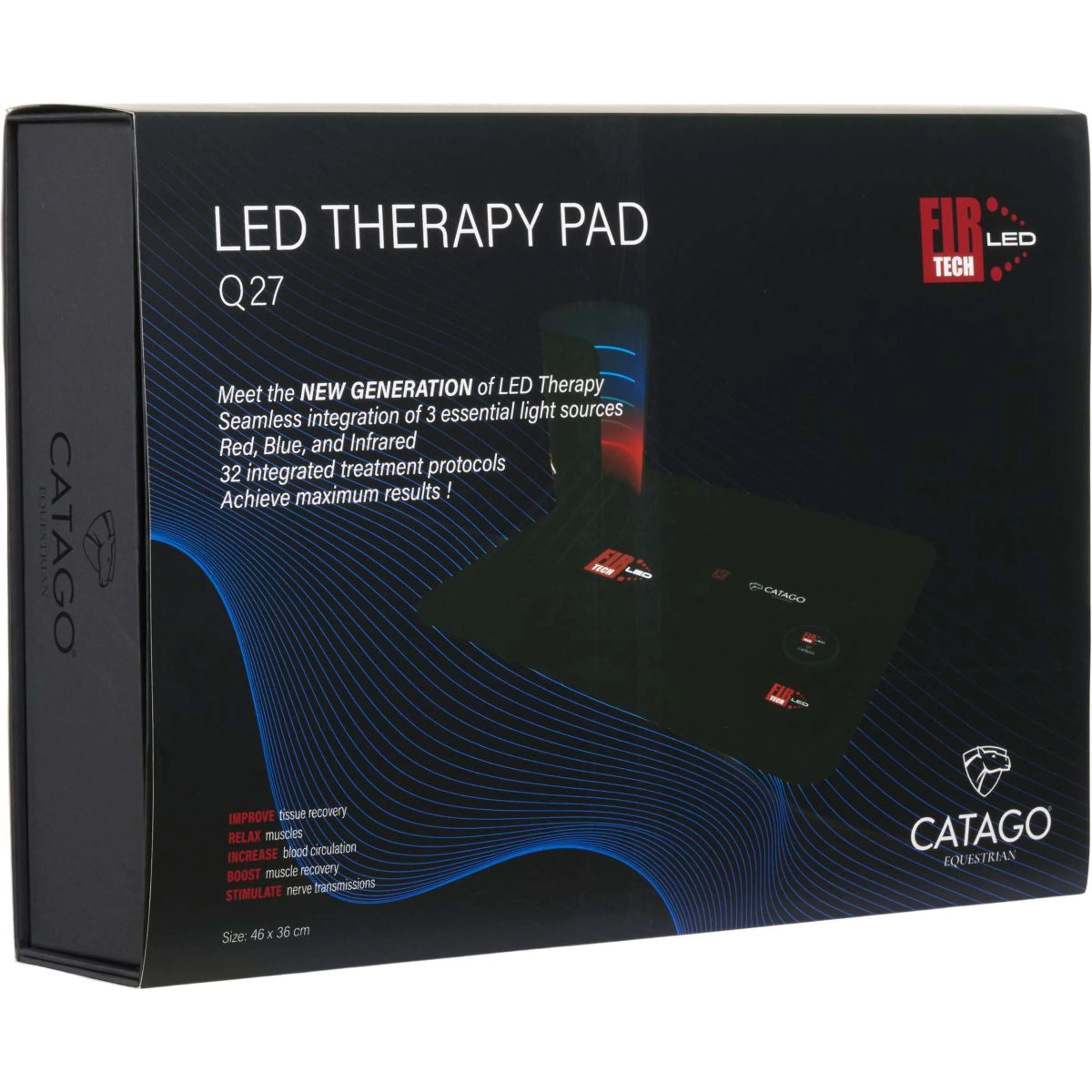 Catago Coussin de thérapie LED Fir-Tech Q27
