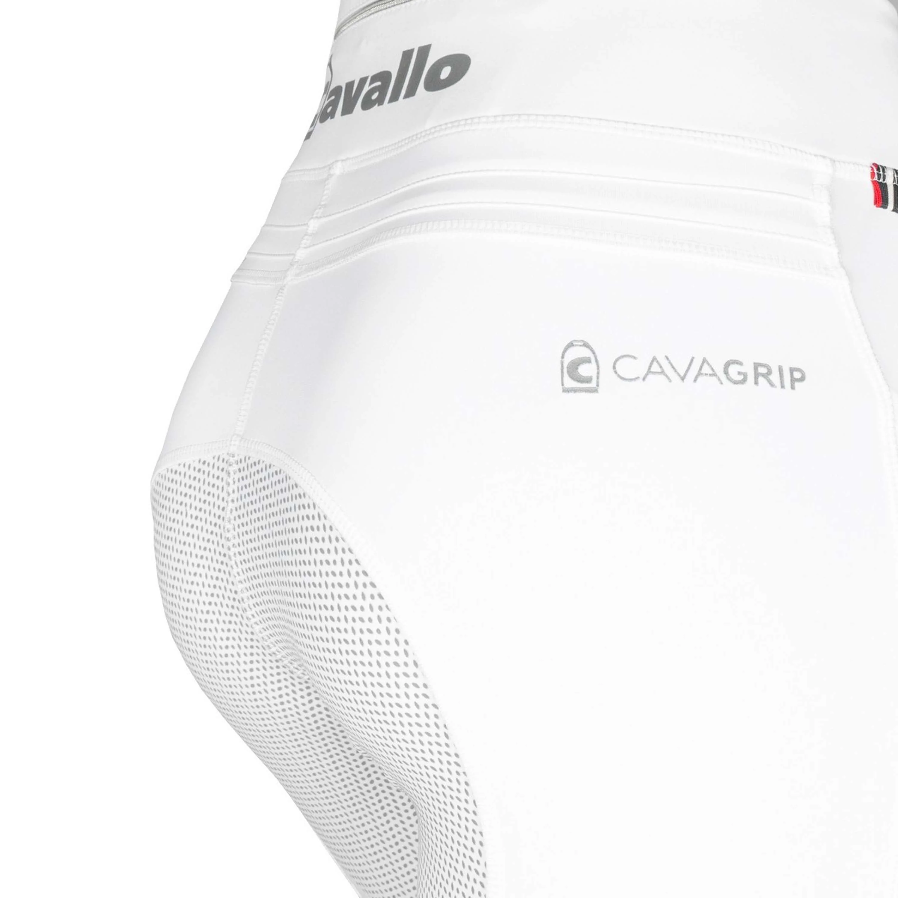 Cavallo Legging d'Équitation CavalLin GRIP RL Full Grip Blanc - Image 7