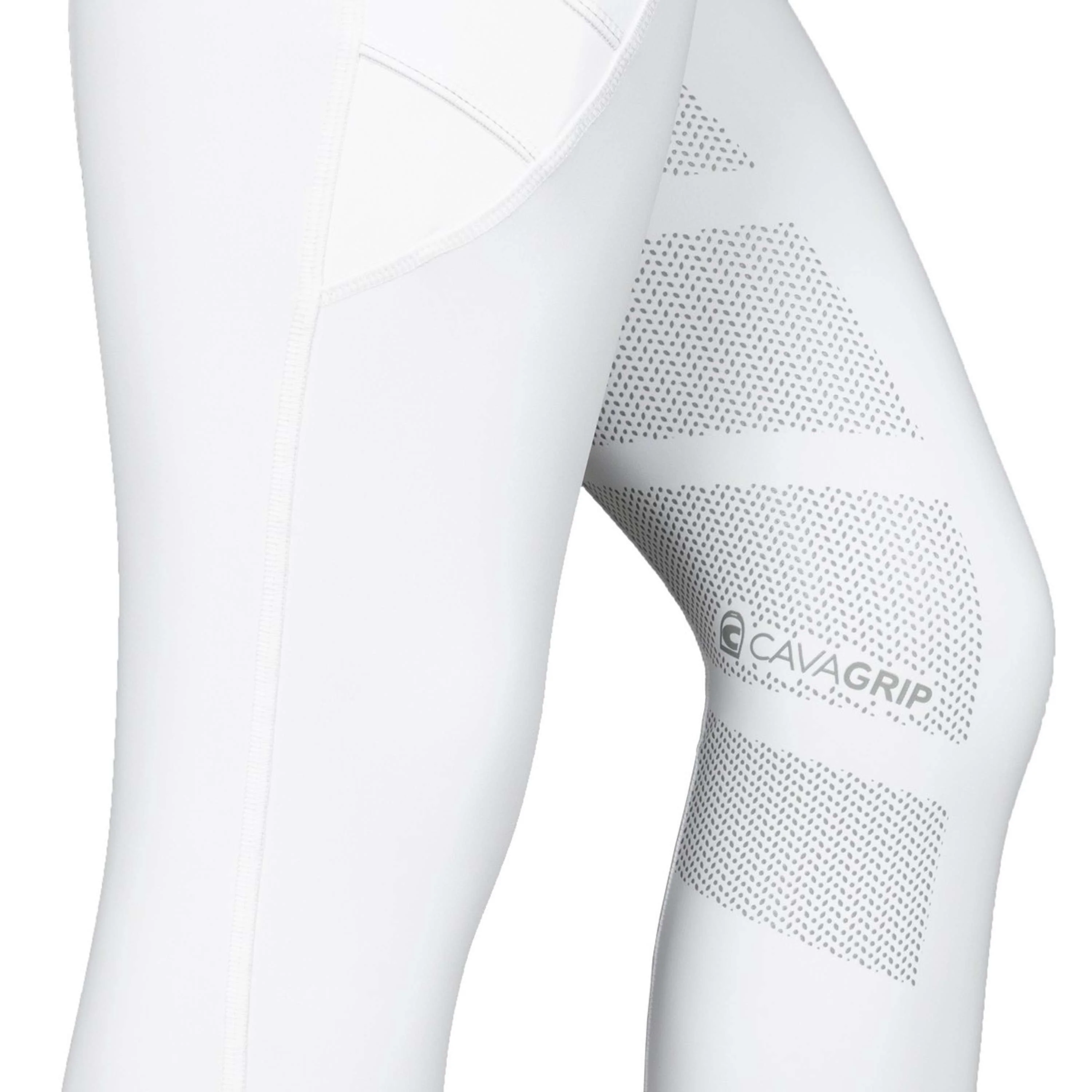Cavallo Legging d'Équitation CavalLin GRIP RL Full Grip Blanc - Image 8