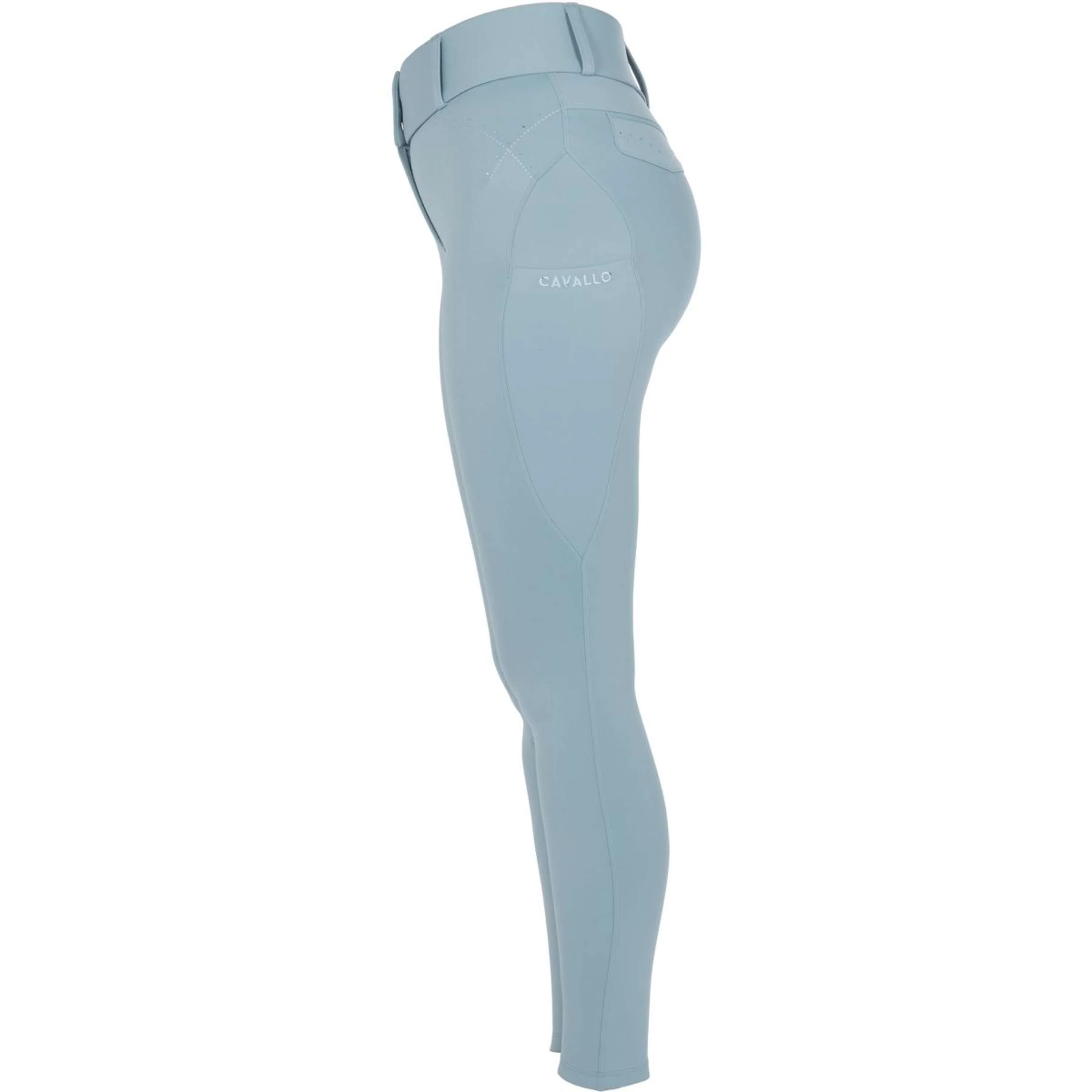 Cavallo Pantalon d'Équitation CavalCandera Grip Mobile Full Grip Soft Aqua - Image 4