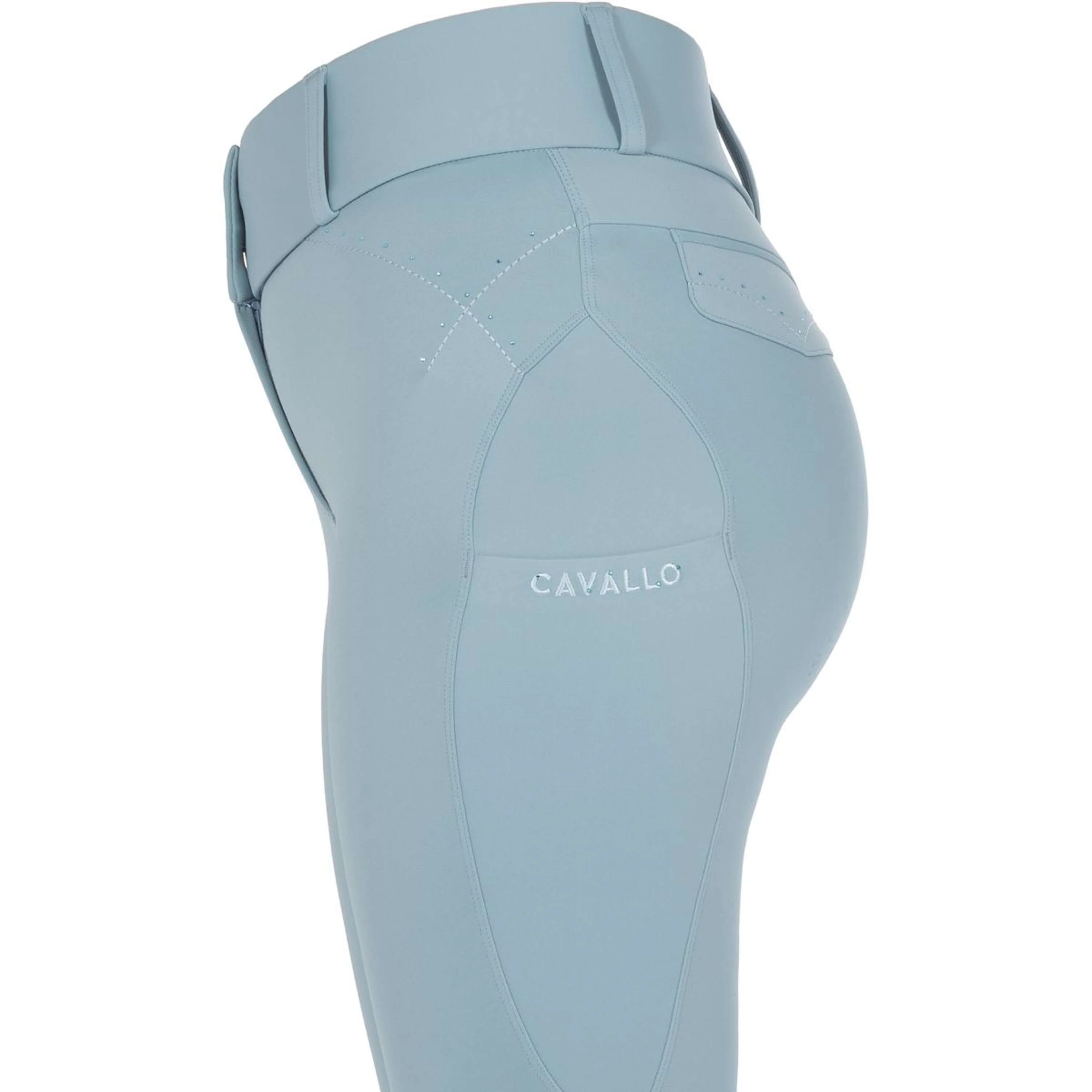 Cavallo Pantalon d'Équitation CavalCandera Grip Mobile Full Grip Soft Aqua - Image 5