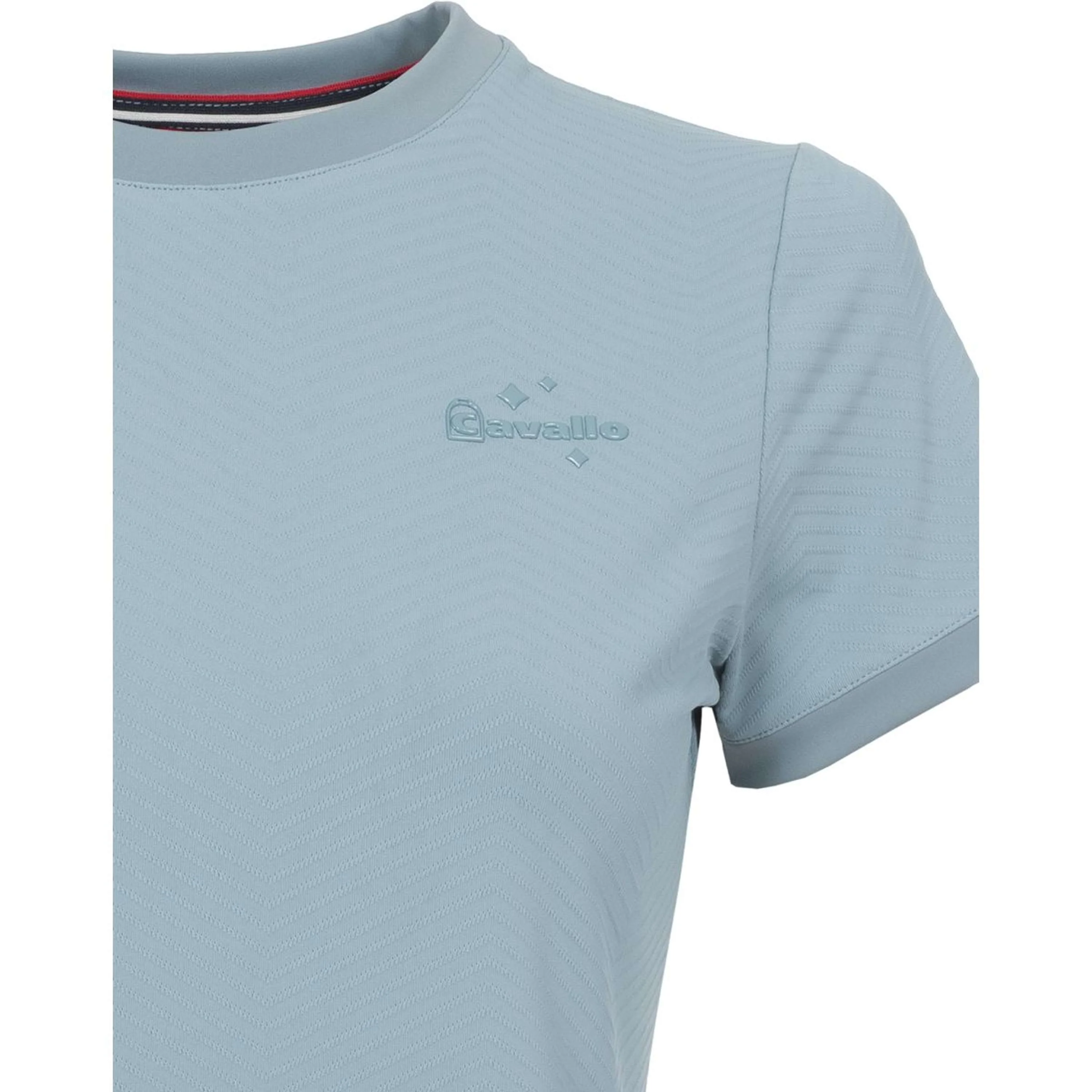 Cavallo T-Shirt CavalBianca Soft Aqua - Image 4