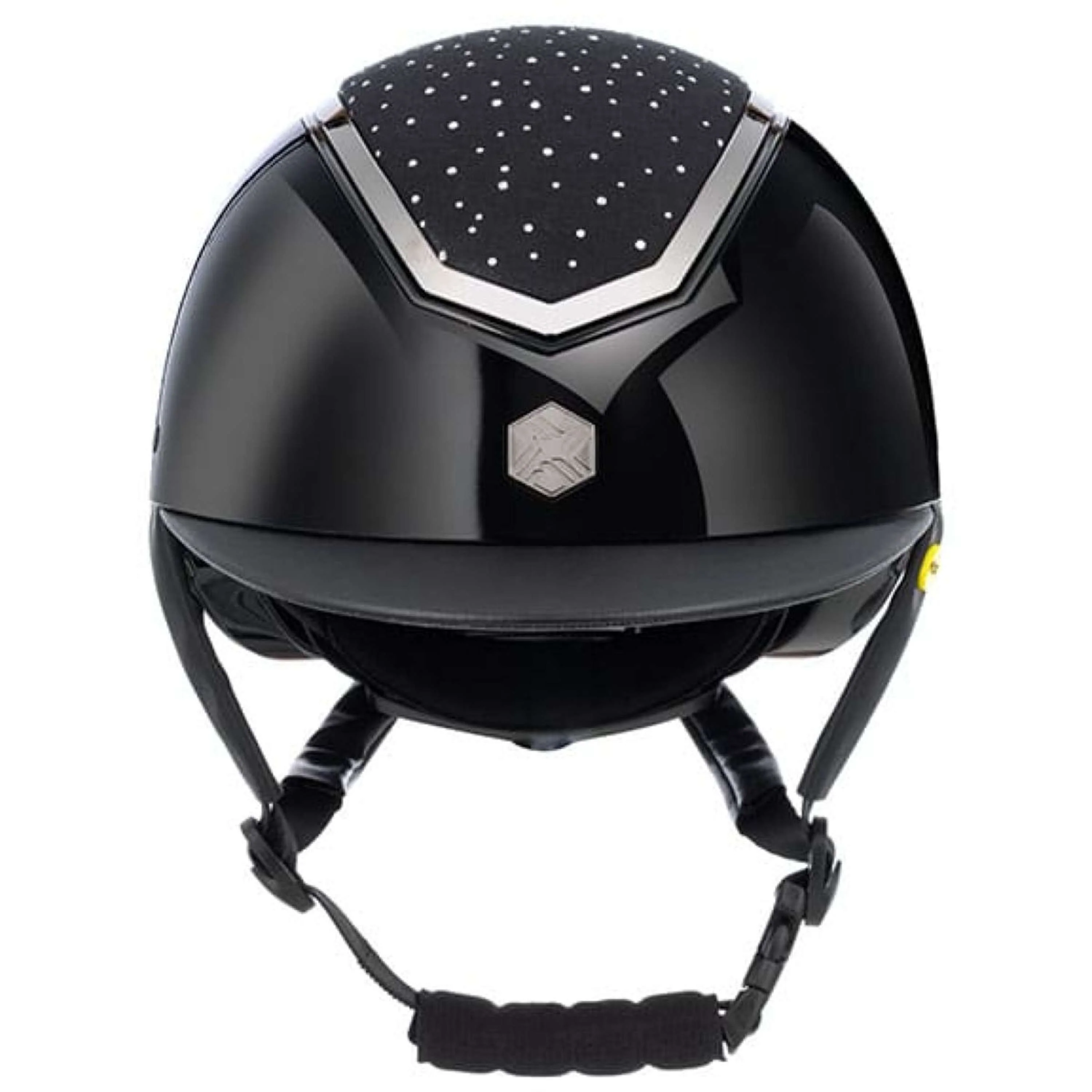 Charles Owen Bombe Kylo Crystal MIPS Black Gloss/Chrome - Image 3