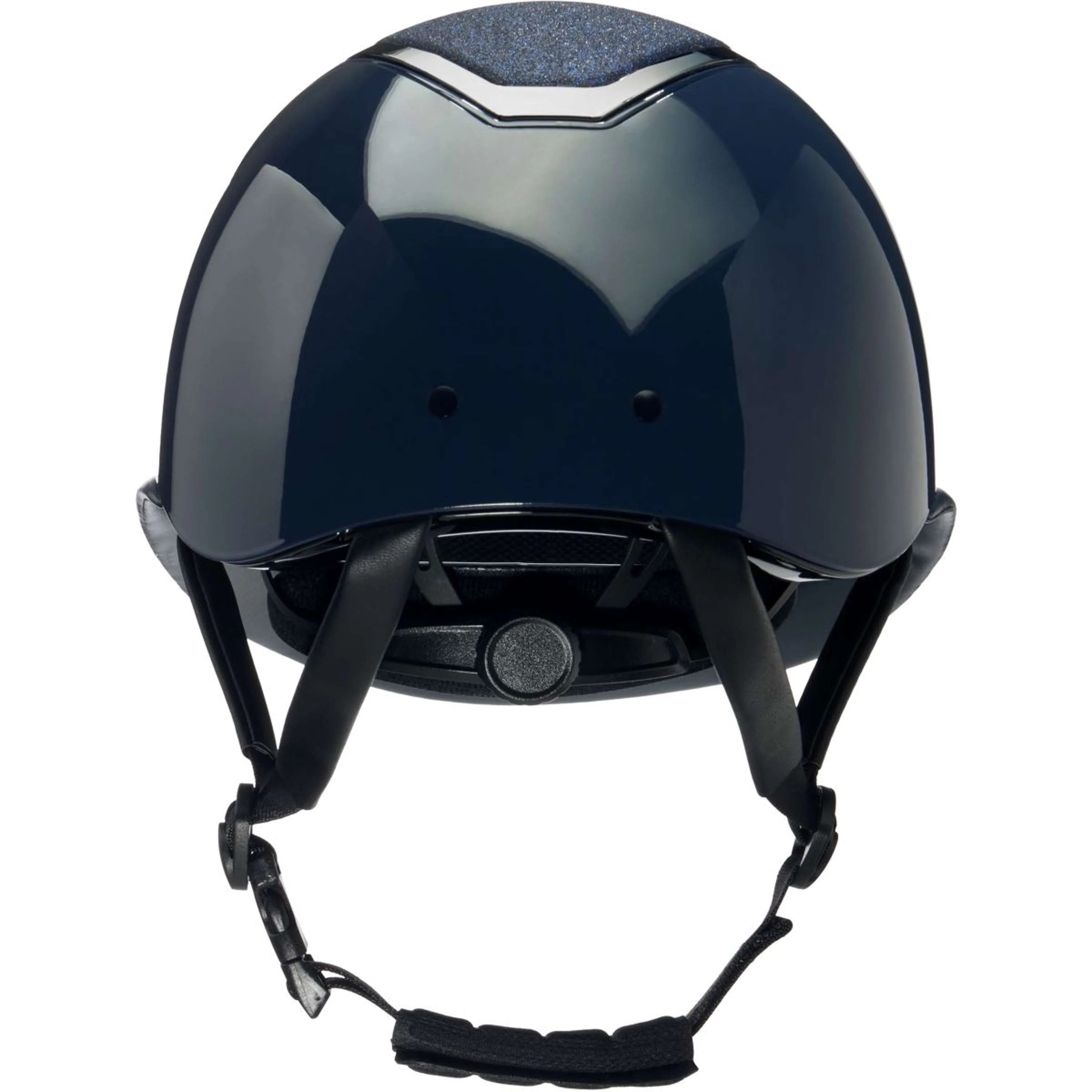Charles Owen Bombe Kylo Sparkly Wide Peak Navy Gloss/Pewter - Image 3