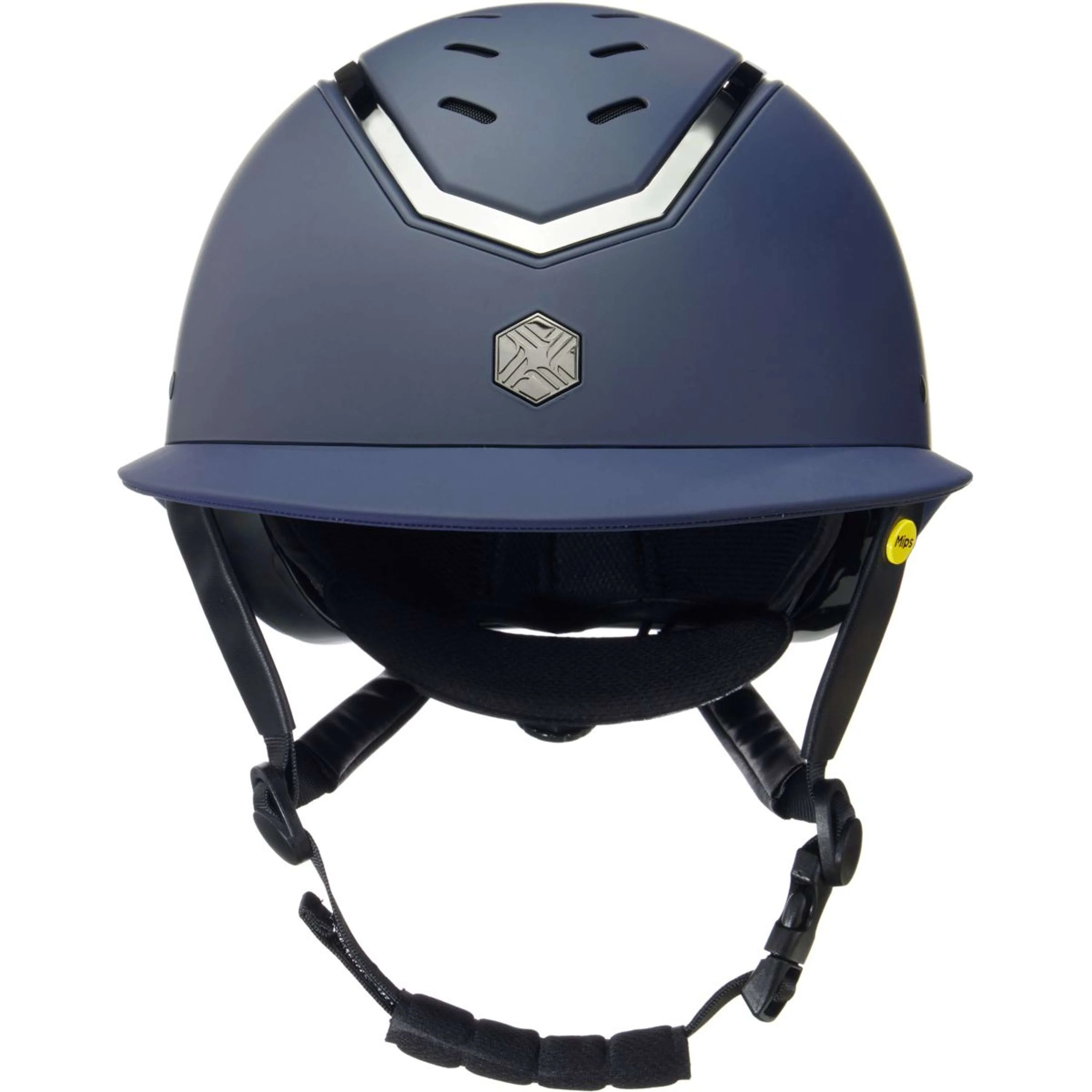 Charles Owen Bombe Kylo visiére large MIPS Navy Matte/Pewter - Image 2