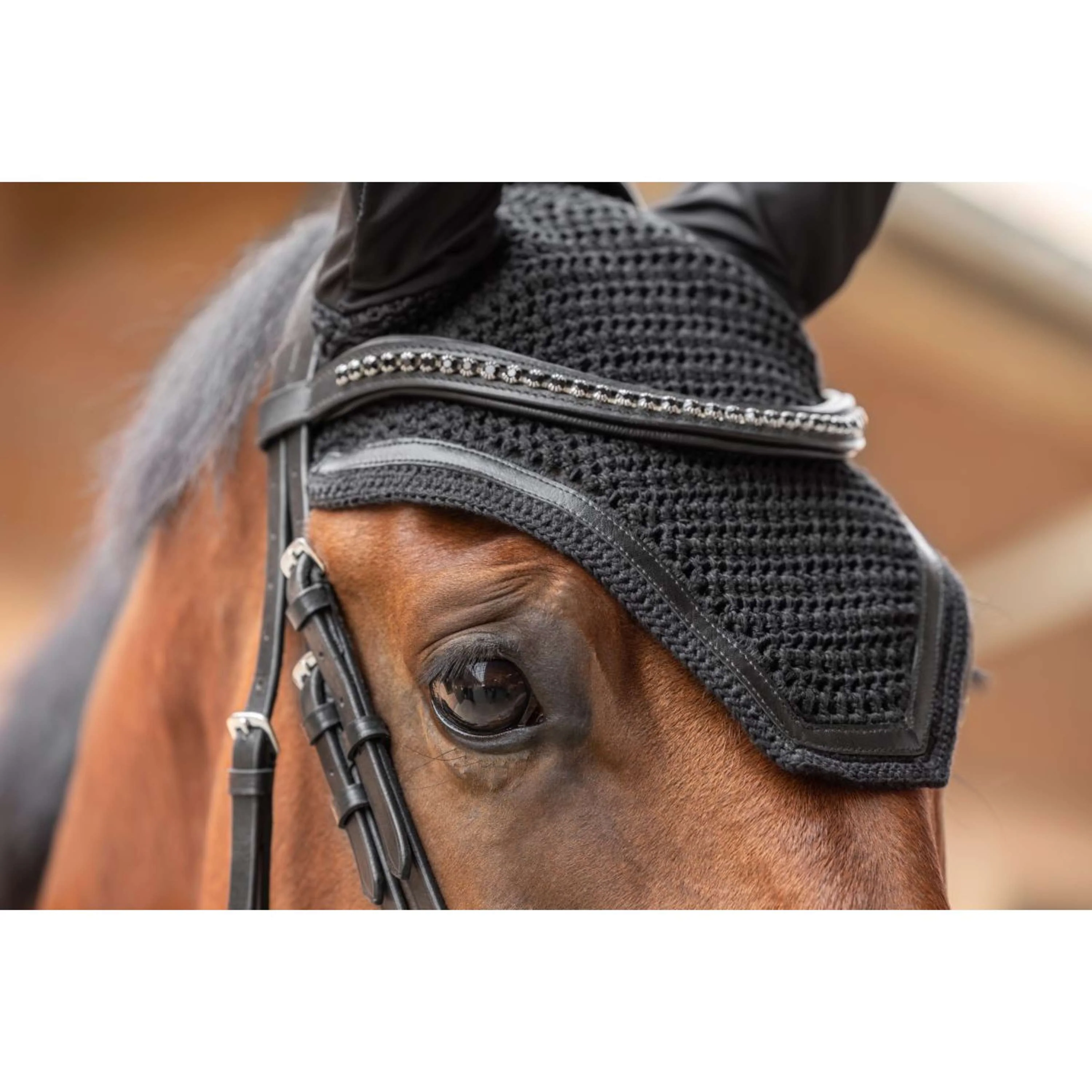 Covalliero Bonnet Anti-Mouches Linea Noir - Image 2