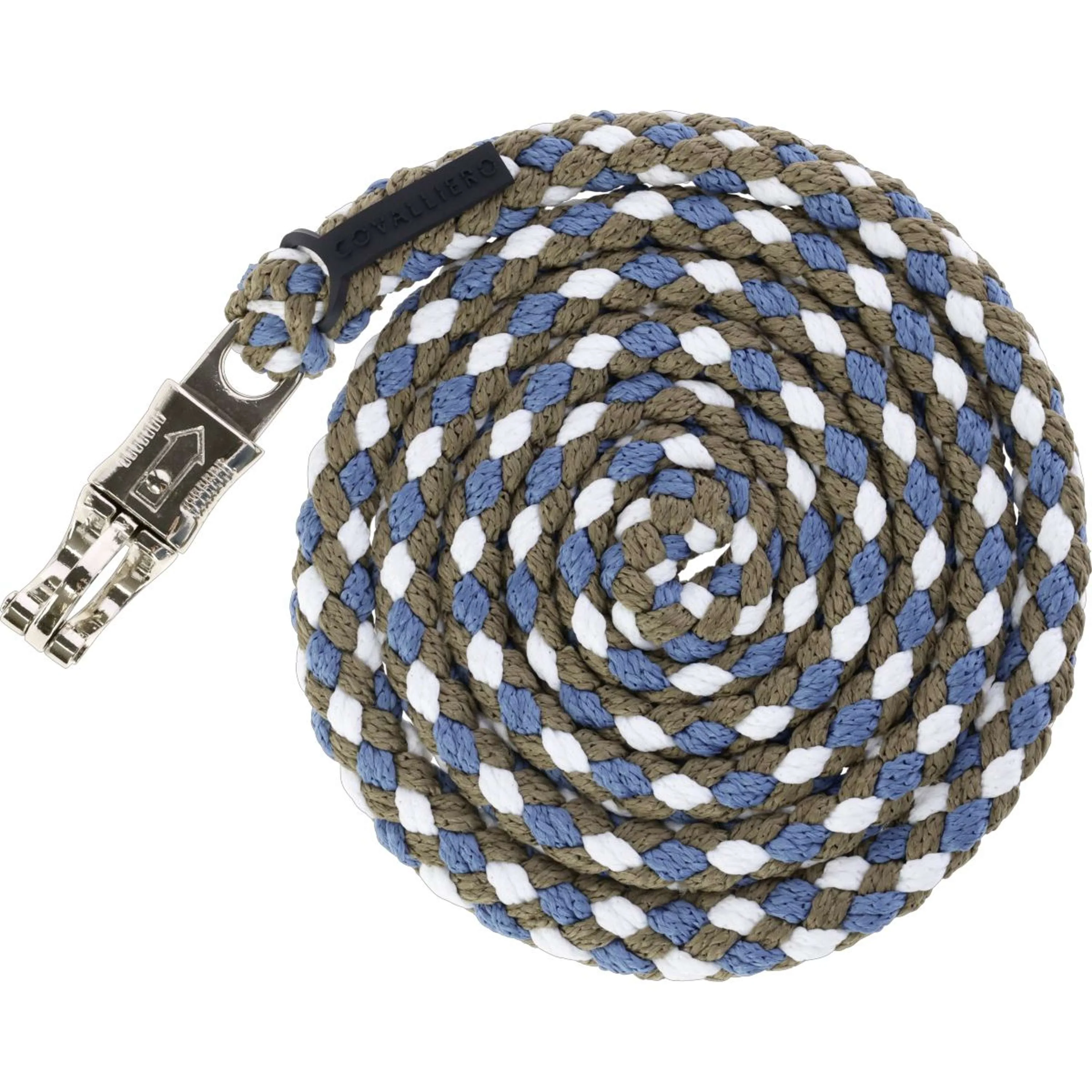 Covalliero Corde pour Licol SS26 avec Crochet Panique Smoked Blue/Noix