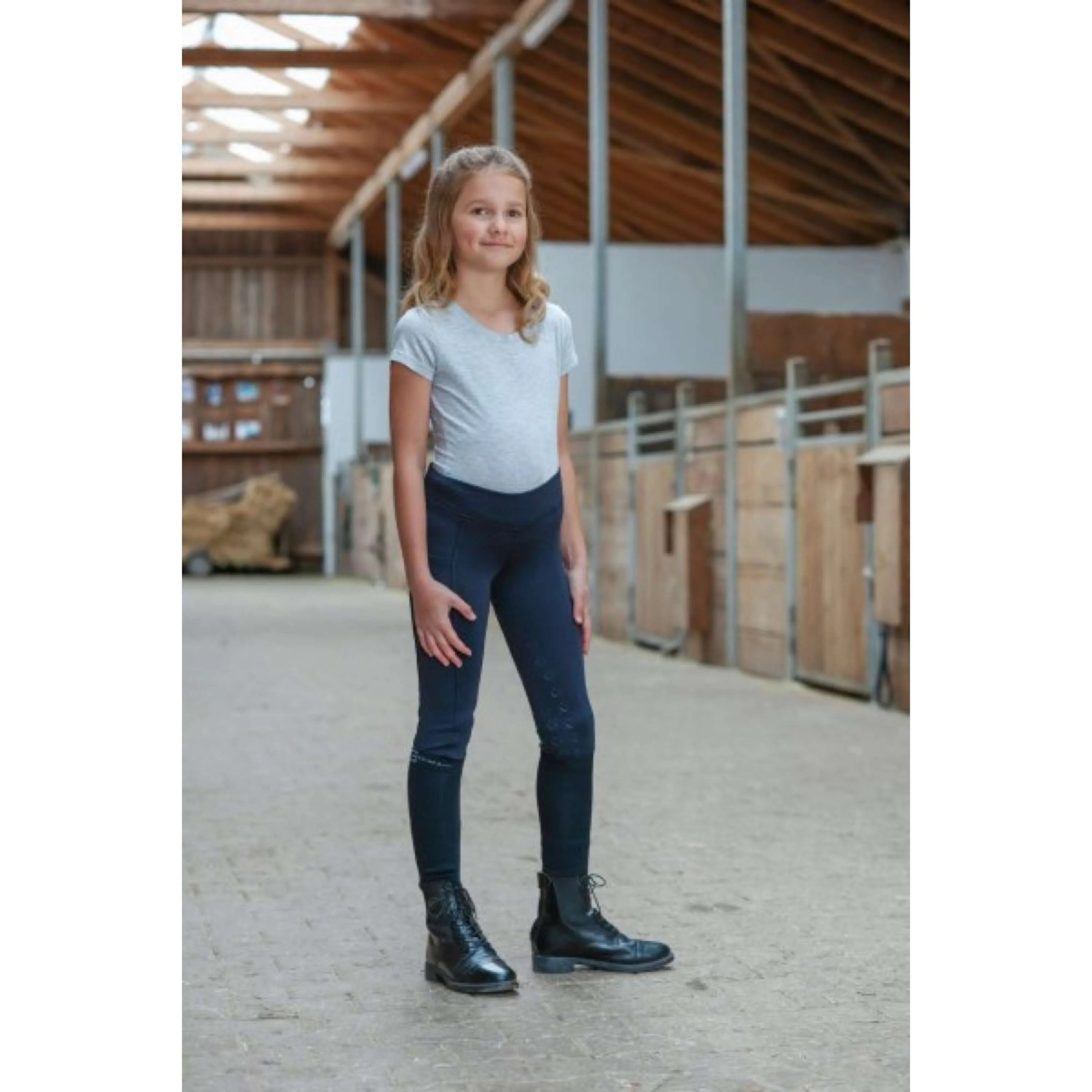 Covalliero Legging d'Équitation ClassicStar Enfants Marin - Image 3