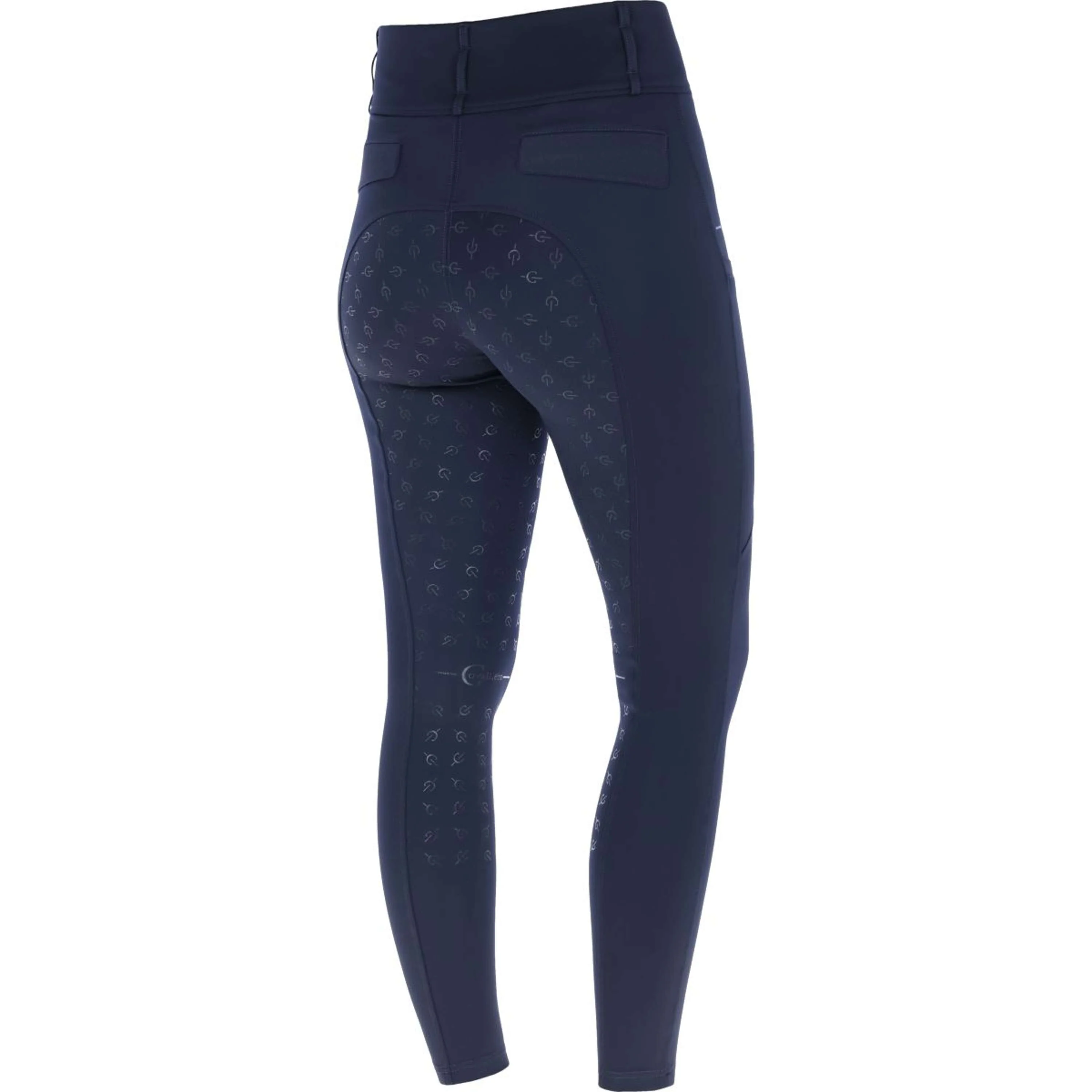 Covalliero Legging d'Équitation Highwaist Full Grip Marin foncé - Image 2