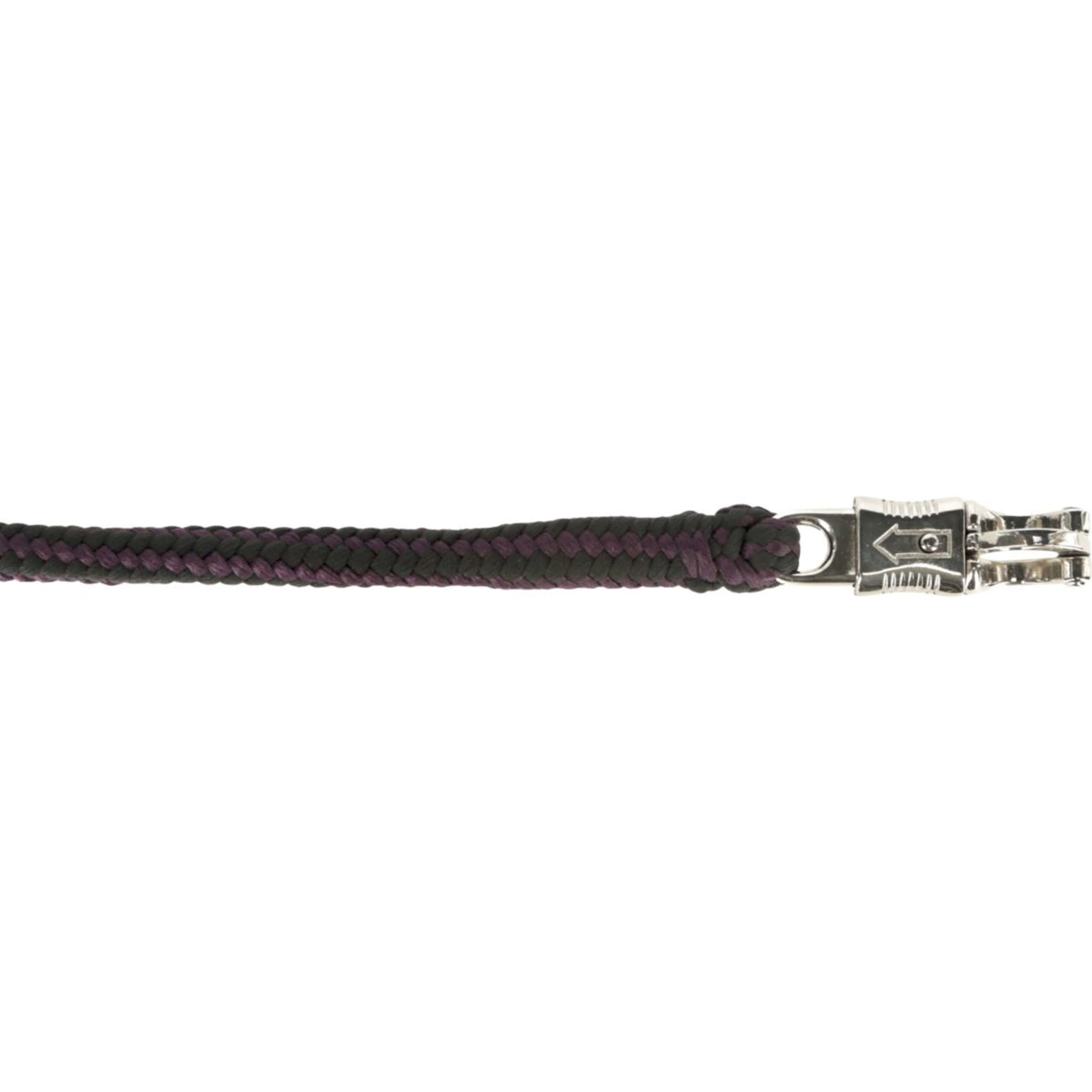 Covalliero Corde pour Licol Hippo avec Crochet Panique Aubergines/Anthracite