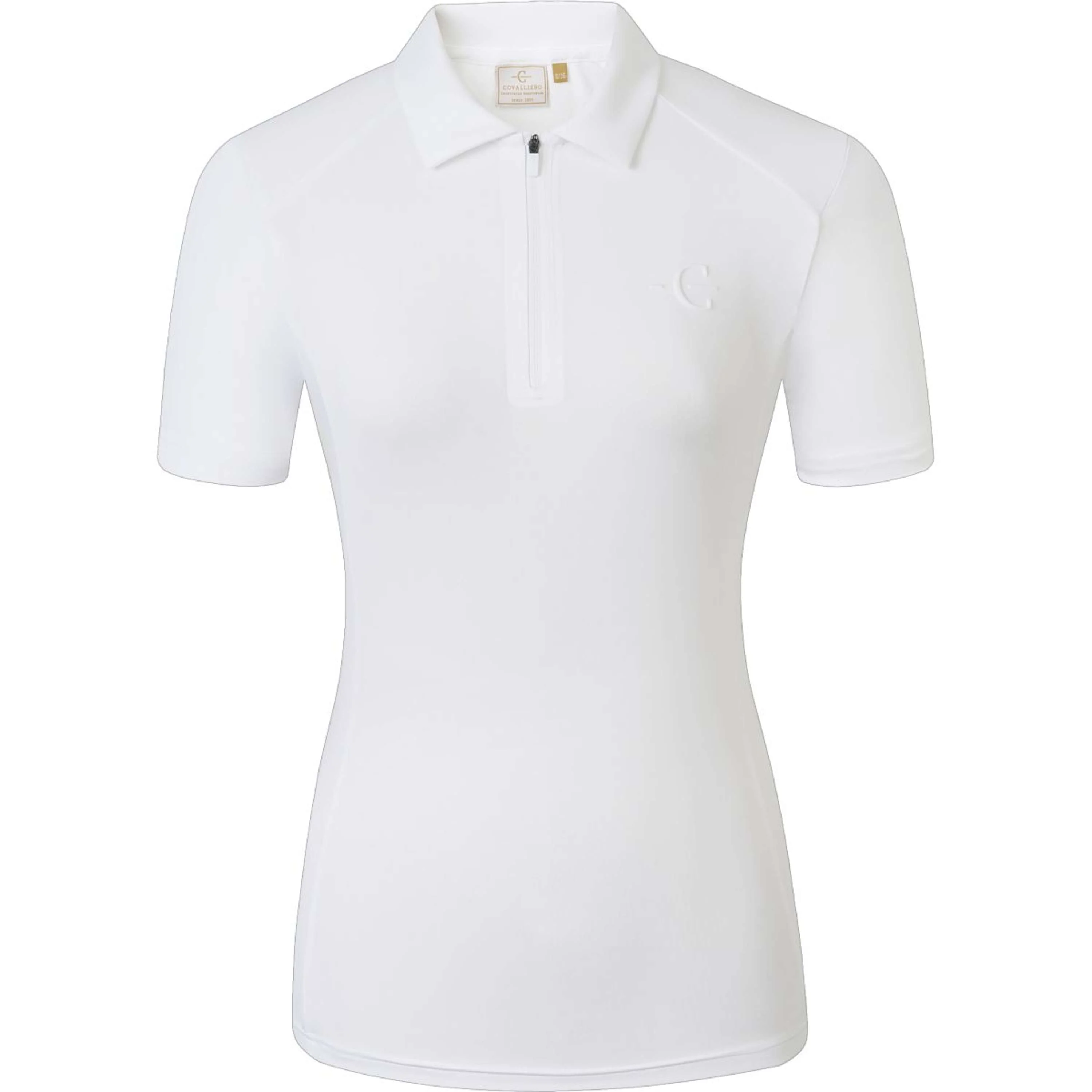 Covalliero Polo SS26 Femme Blanc