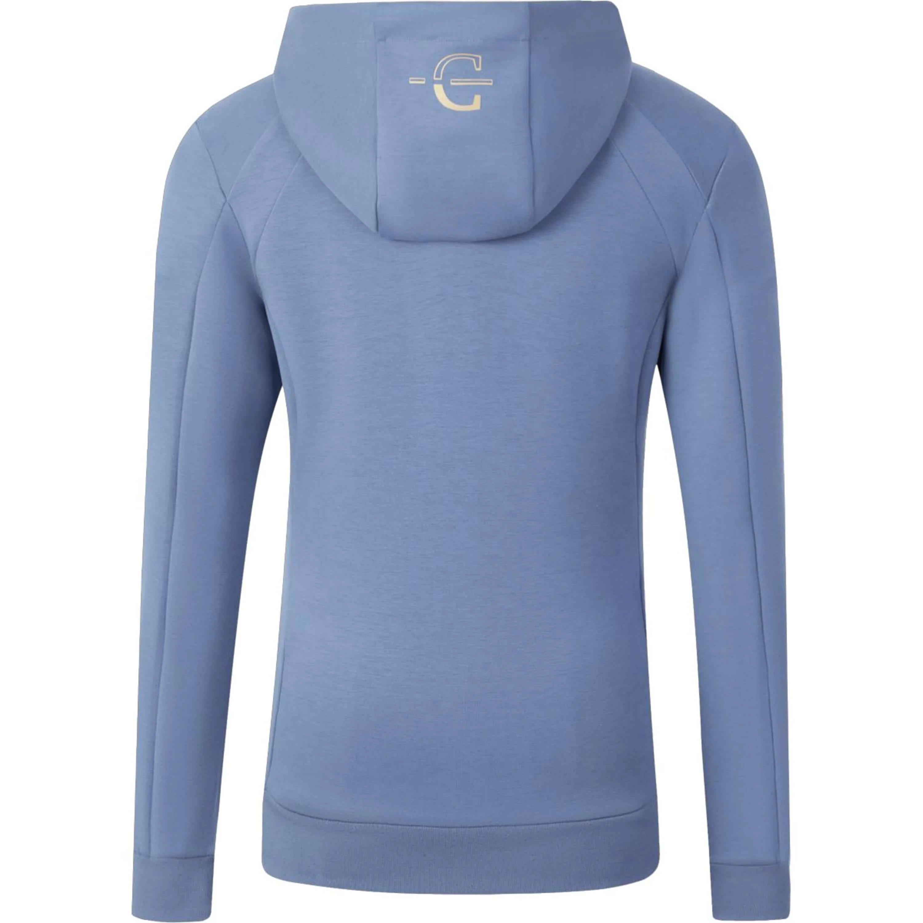 Covalliero Pull col Hoodie SS26 Femme Smoked Blue - Image 2